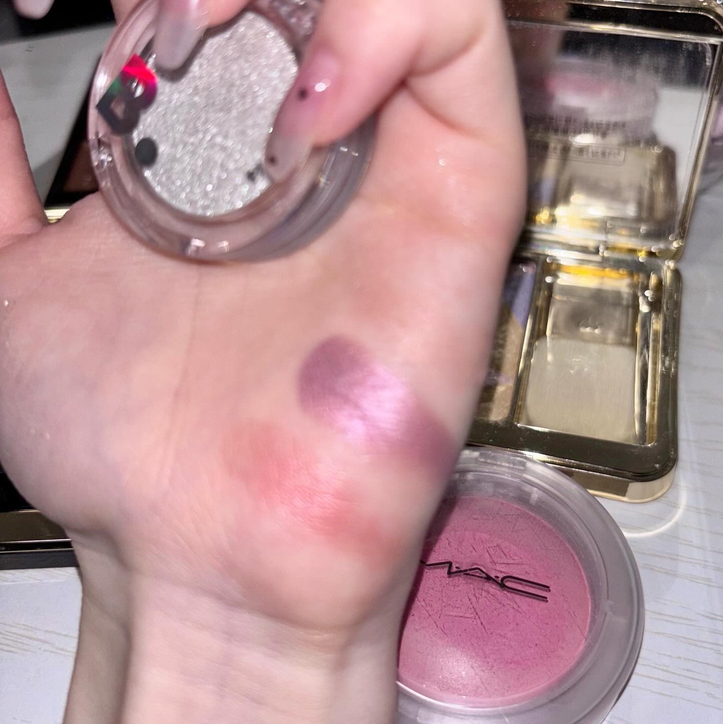 グロー プレイ ブラッシュ/M・A・C/ジェル・クリームチークを使ったクチコミ(3枚目)