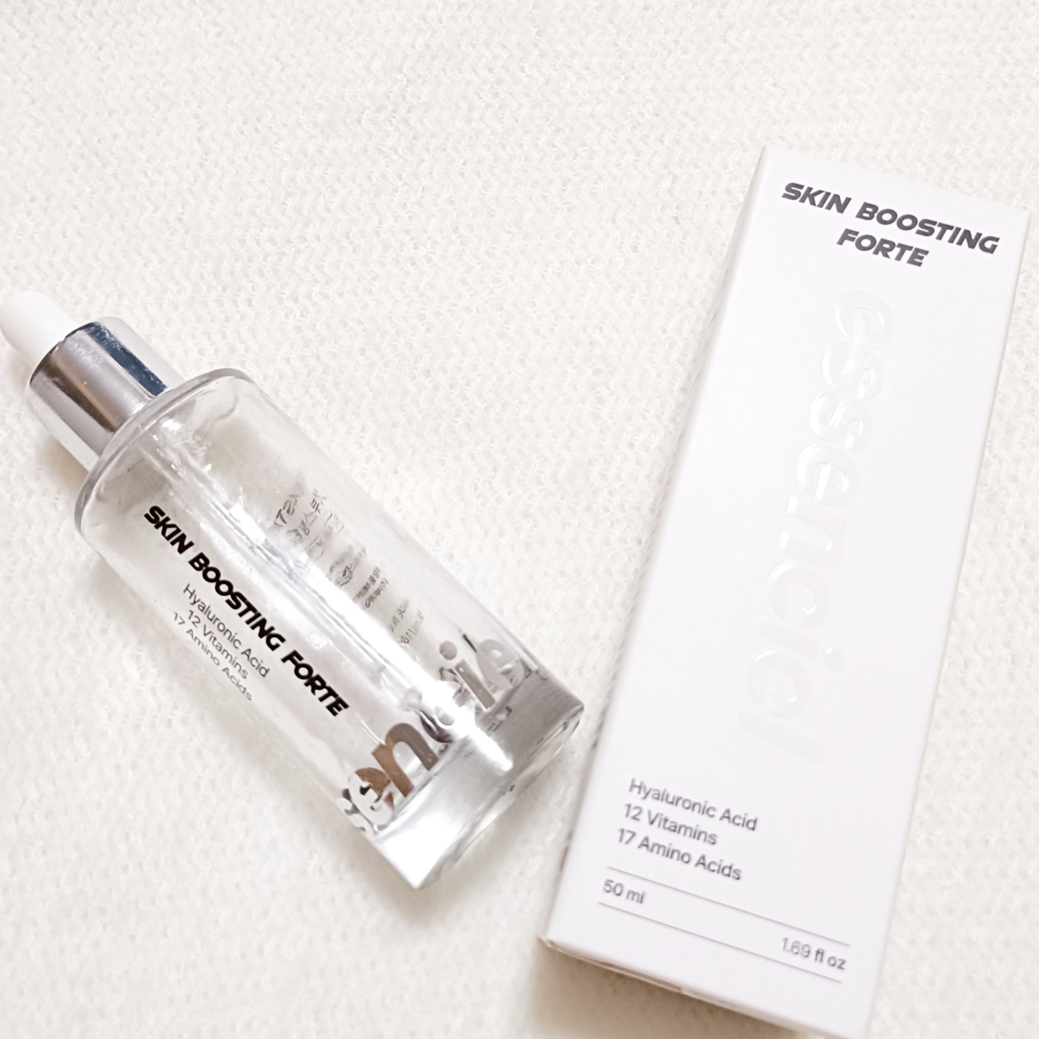 スキンブースティングフォルテセラム/essenciel/美容液を使ったクチコミ（3枚目）