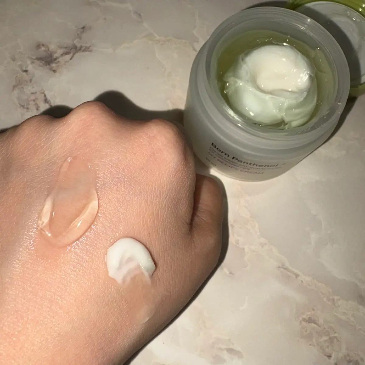 ボーンパンテノールマイレシピクリーム/SAM'U/フェイスクリームを使ったクチコミ（3枚目）