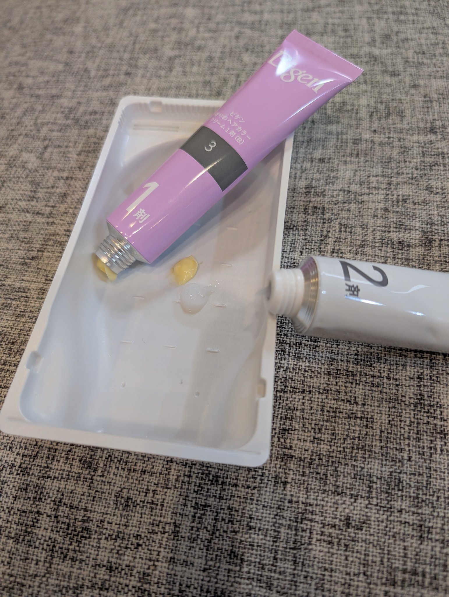 香りのヘアカラー クリーム/ビゲン/ヘアカラーを使ったクチコミ（3枚目）