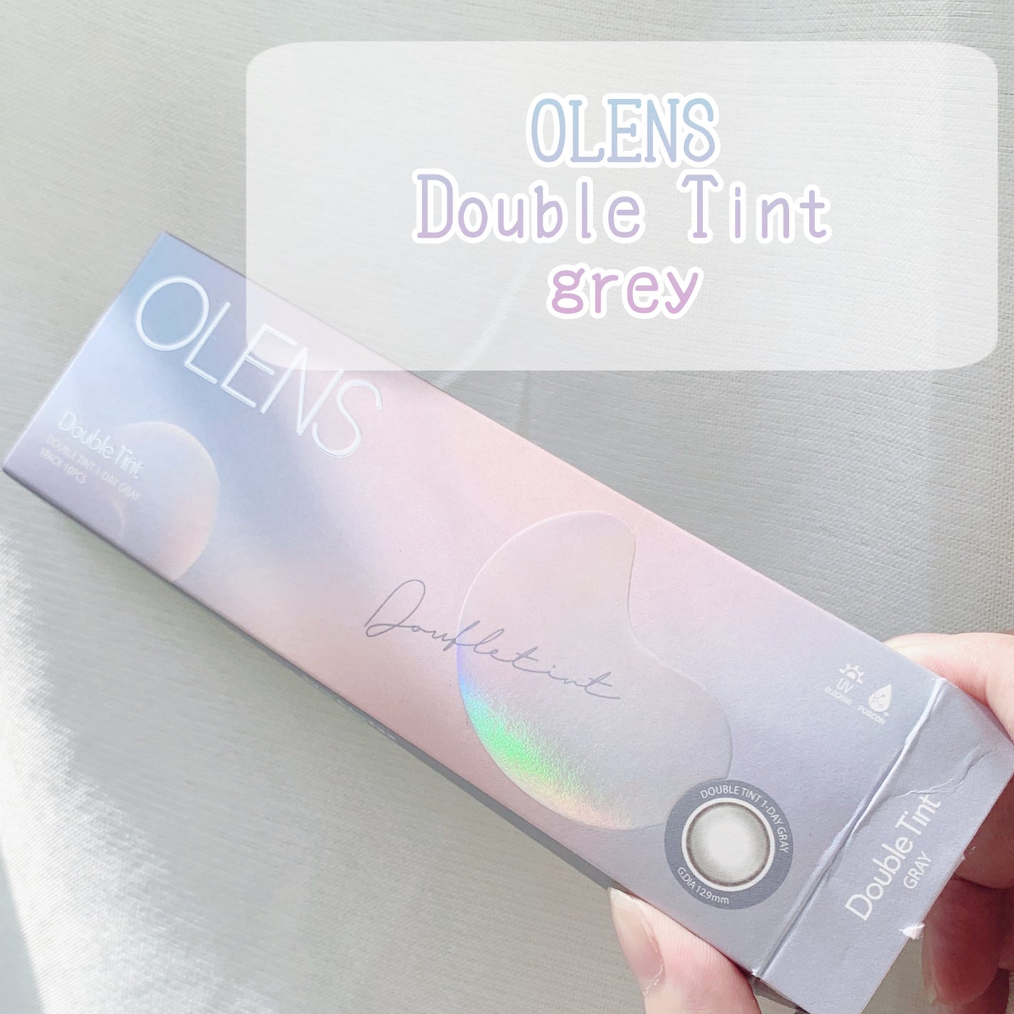 Double Tint 1day/OLENS/カラーコンタクトレンズを使ったクチコミ(4枚目)