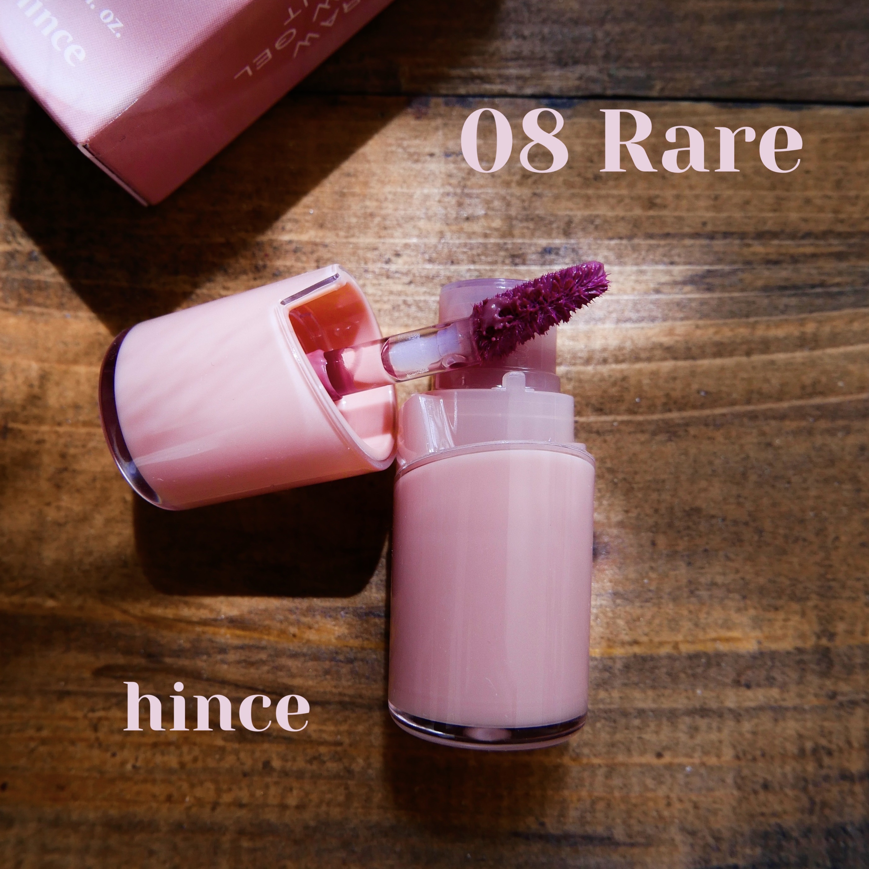 ロウグロウジェルティント R008 レア（ミニ）/hince/リップティントを使ったクチコミ（1枚目）