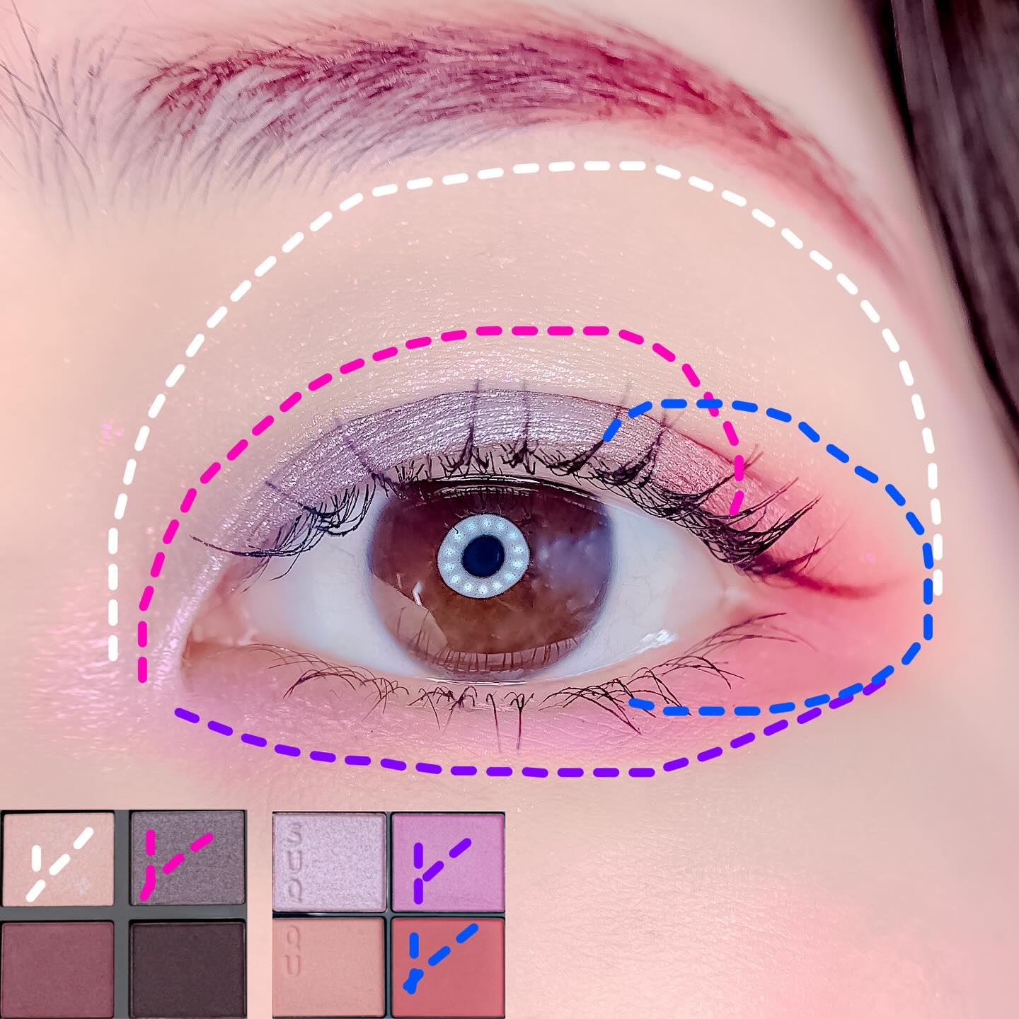 シークレットシェイプパレット/LUNASOL/パウダーチークを使ったクチコミ（2枚目）
