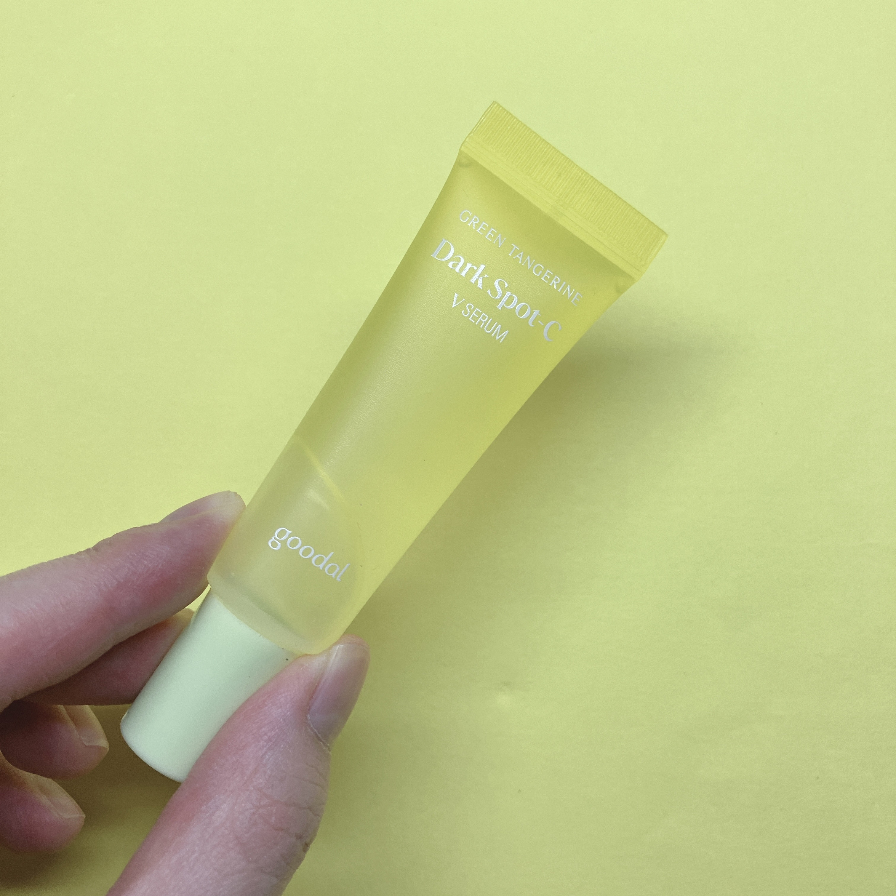 グリーンタンジェリン ビタC ダークスポットケアセラム/goodal/美容液を使ったクチコミ（1枚目）