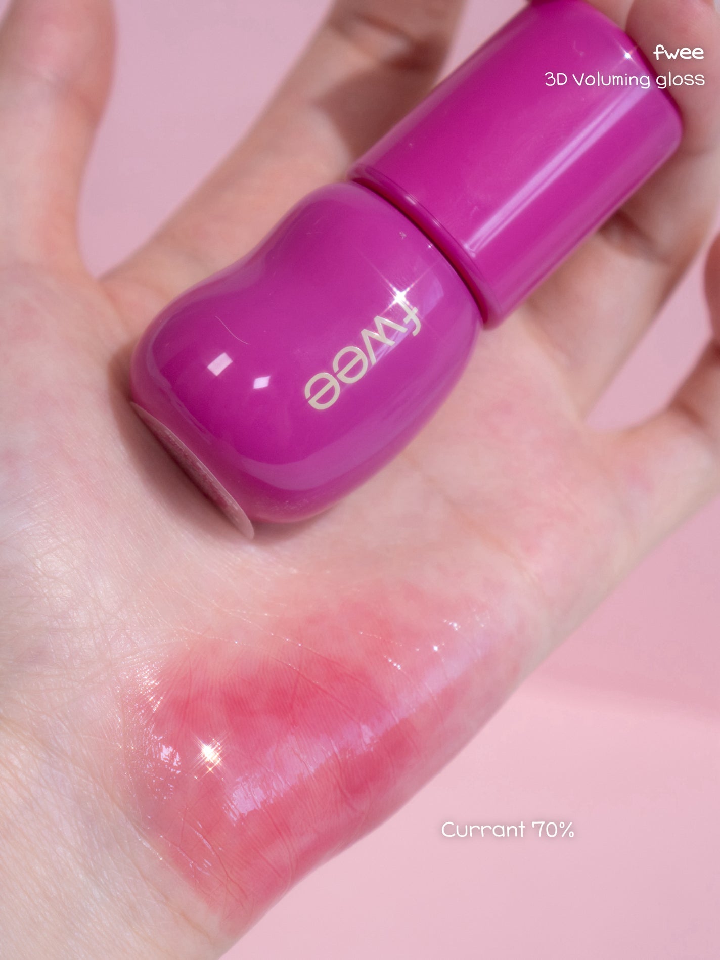 フィー 3Dボリューミンググロス/fwee/リップグロスを使ったクチコミ(3枚目)