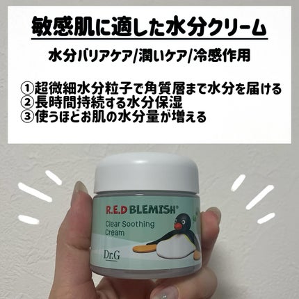 レッドブレミッシュ クリアスージングクリーム/Dr.G/フェイスクリームを使ったクチコミ(2枚目)