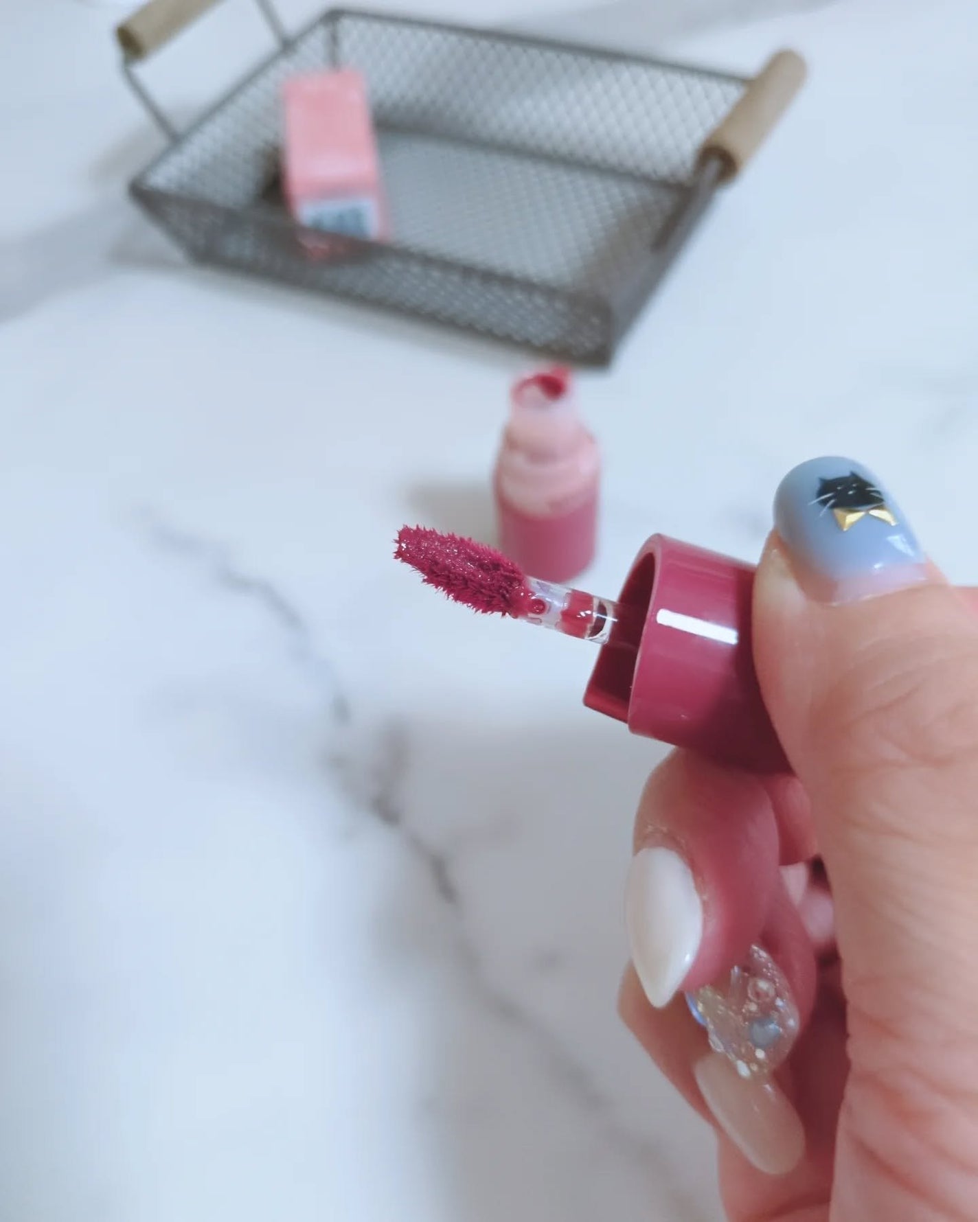 ロウグロウジェルティント/hince/リップティントを使ったクチコミ(3枚目)