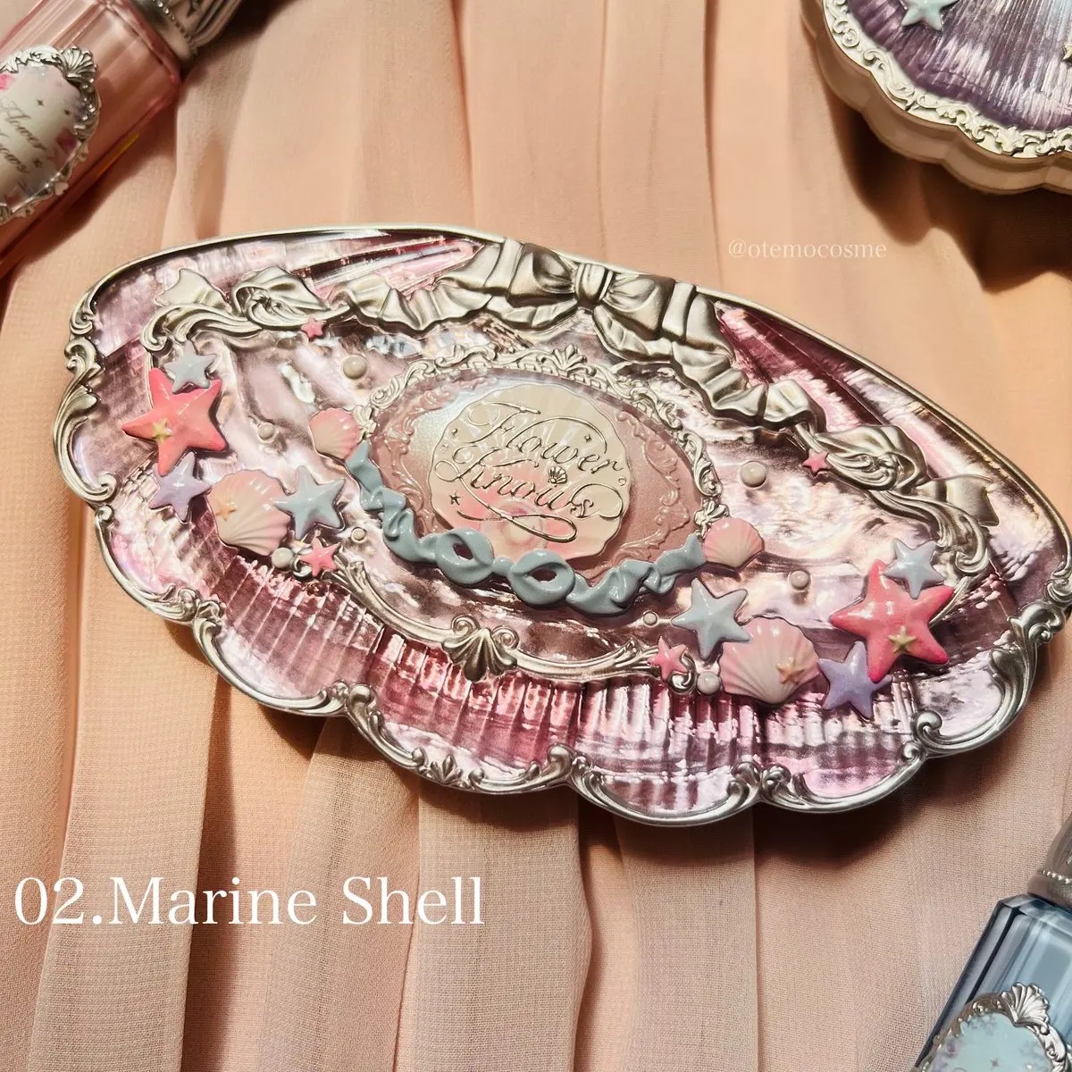 シェルズジュエルコレクション 6色アイシャドウパレット/FlowerKnows/アイシャドウパレットを使ったクチコミ（2枚目）