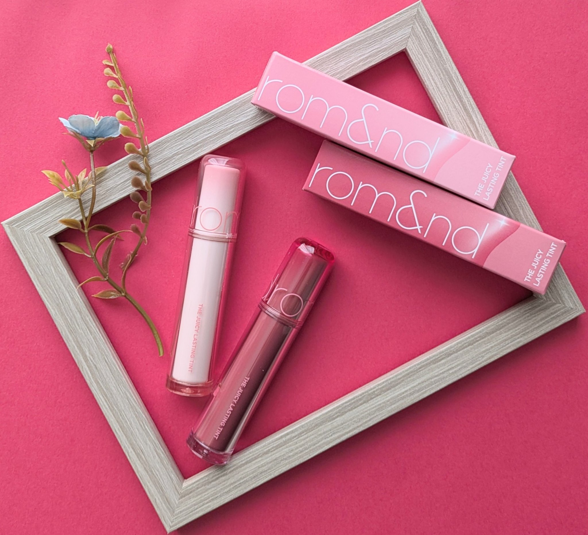 ザ ジューシーラスティングティント/rom&nd/リップティントを使ったクチコミ（1枚目）