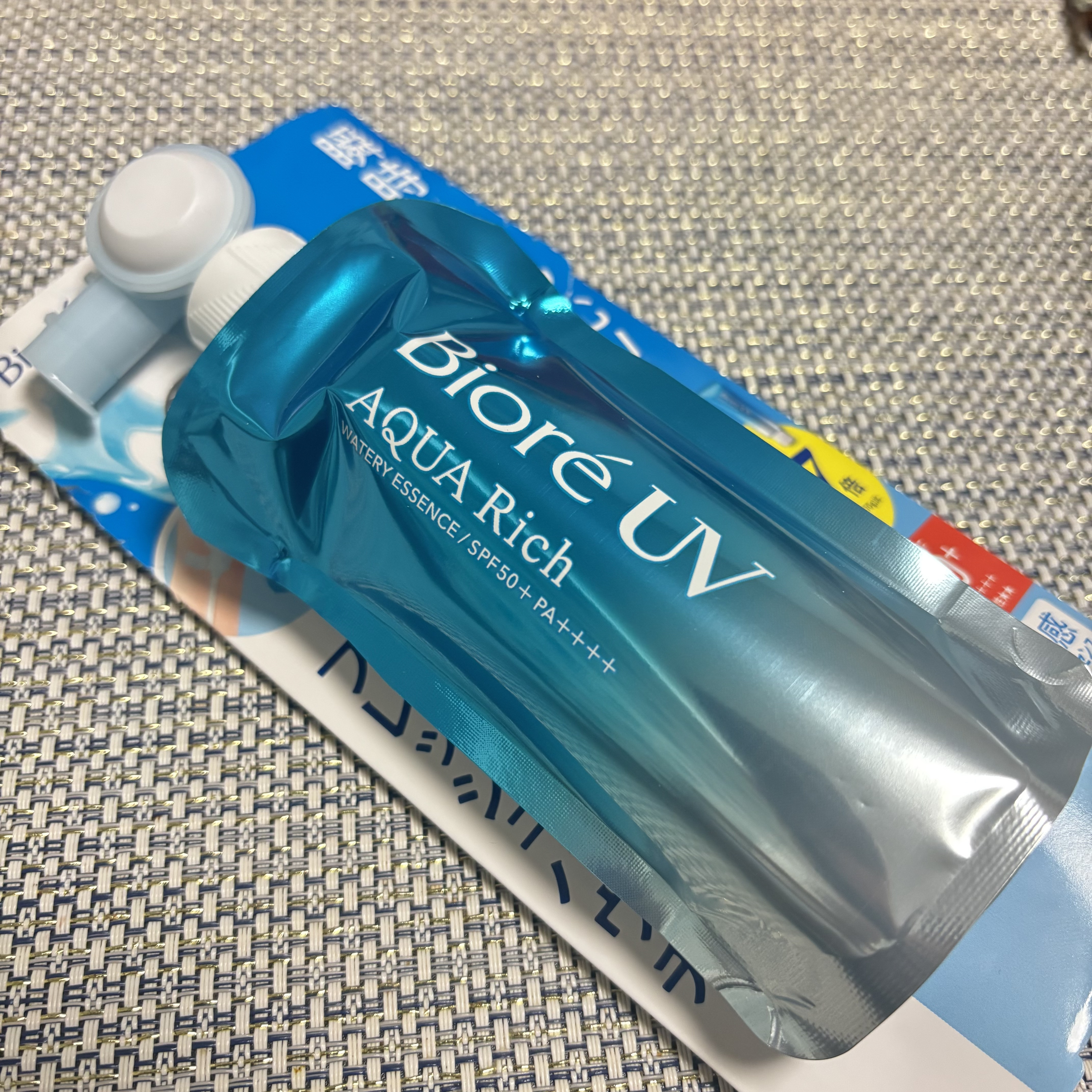 アクアリッチ　フレッシュパウチ フレッシュパウチ/ビオレ/日焼け止めローションを使ったクチコミ（2枚目）