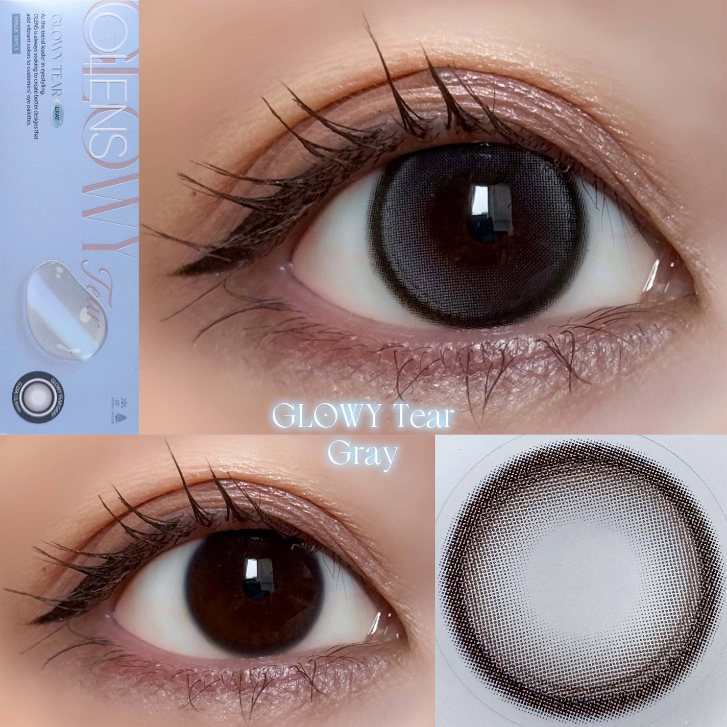 Glowy Tear 1day/OLENS/ワンデー(1DAY)カラコンを使ったクチコミ(4枚目)