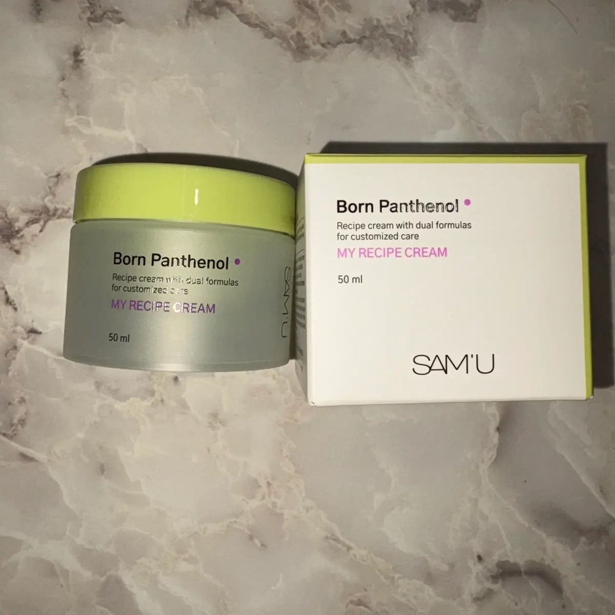 ボーンパンテノールマイレシピクリーム/SAM'U/フェイスクリームを使ったクチコミ（1枚目）