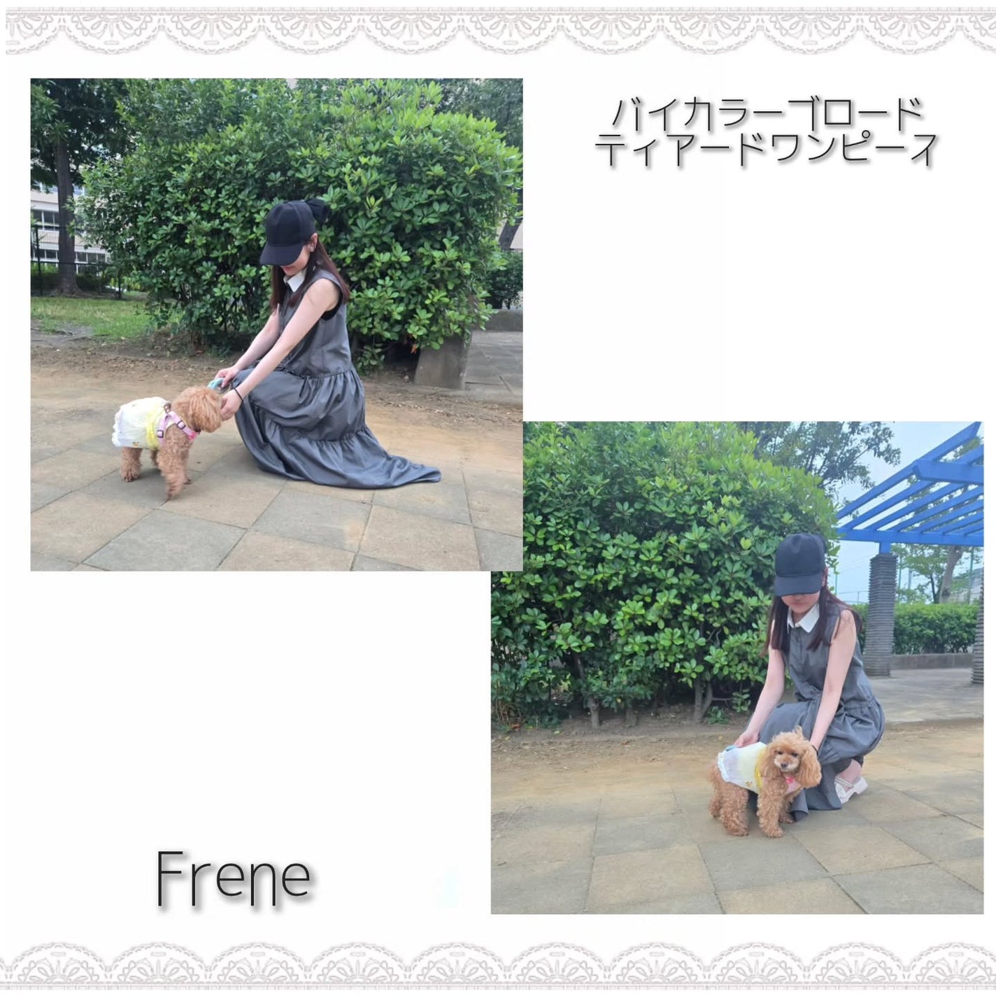 もかちゃん*フォロバ on LIPS 「Freneの涼しいふんわりワンピース🎐154cmのなんとも言え..」(4枚目)