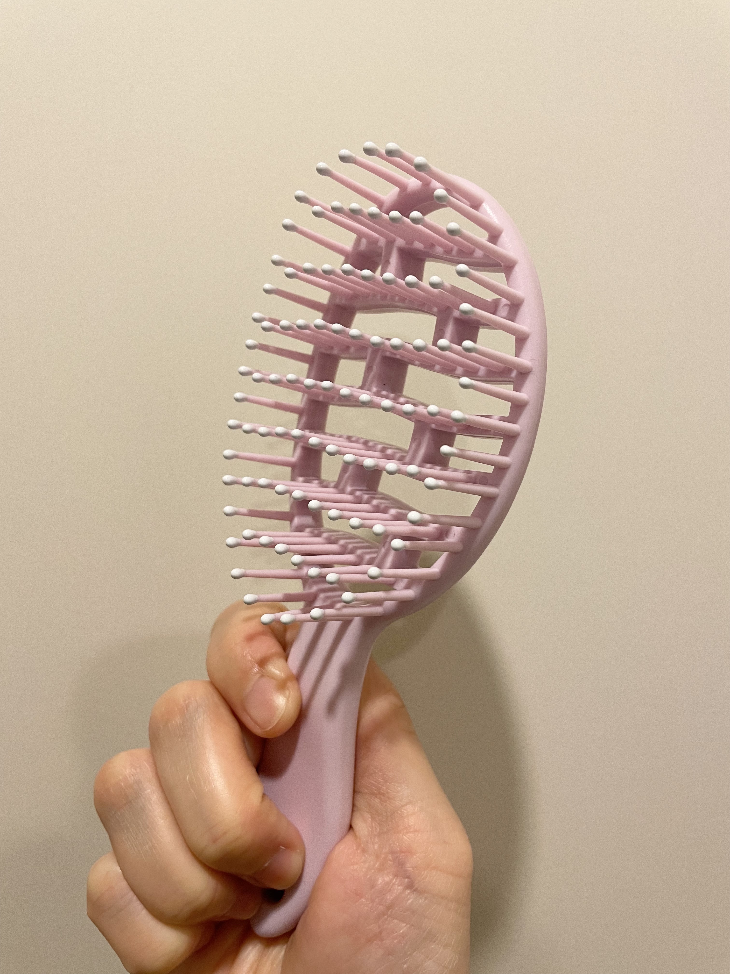 速乾ブラシ/セリア/ヘアブラシを使ったクチコミ（3枚目）