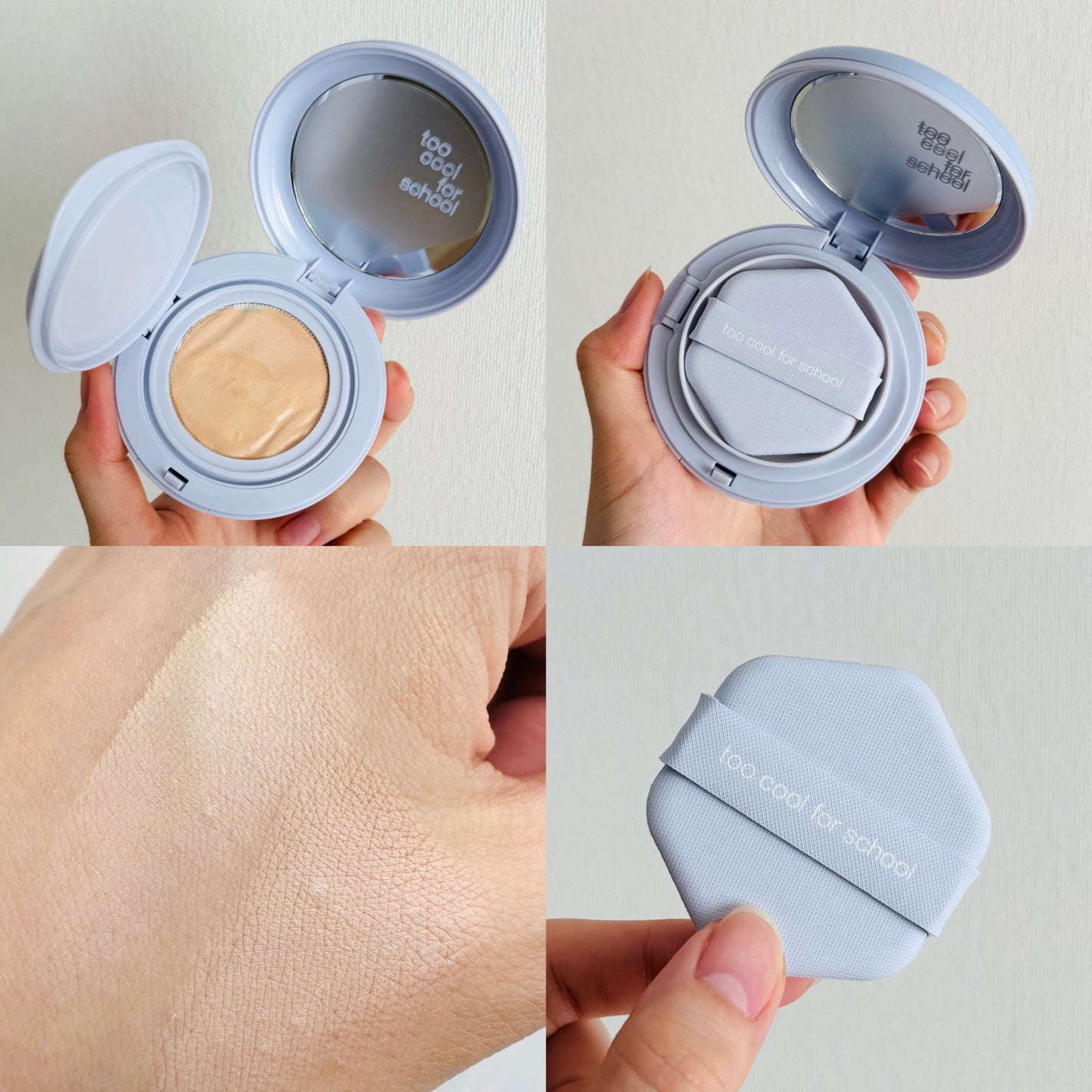 エアーフィットクッション/too cool for school/クッションファンデーションを使ったクチコミ(2枚目)