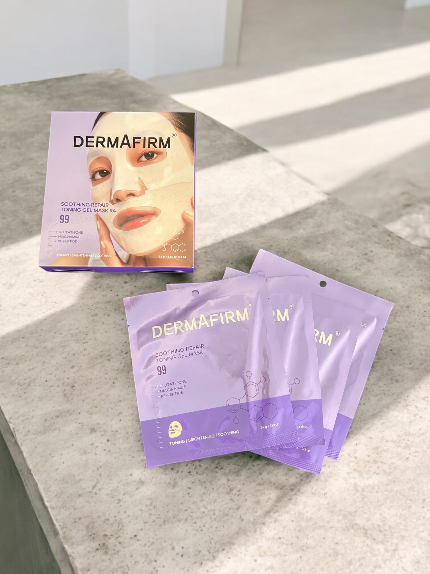 スージングリペア トーニングゲルマスク/ダーマファーム/シートマスク・パックを使ったクチコミ(4枚目)