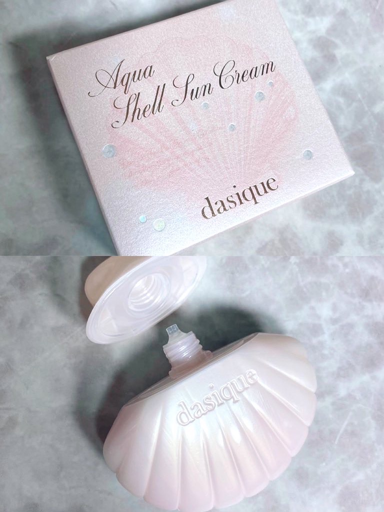 アクアシェルサンクリーム/dasique/日焼け止め・UVケアを使ったクチコミ（3枚目）