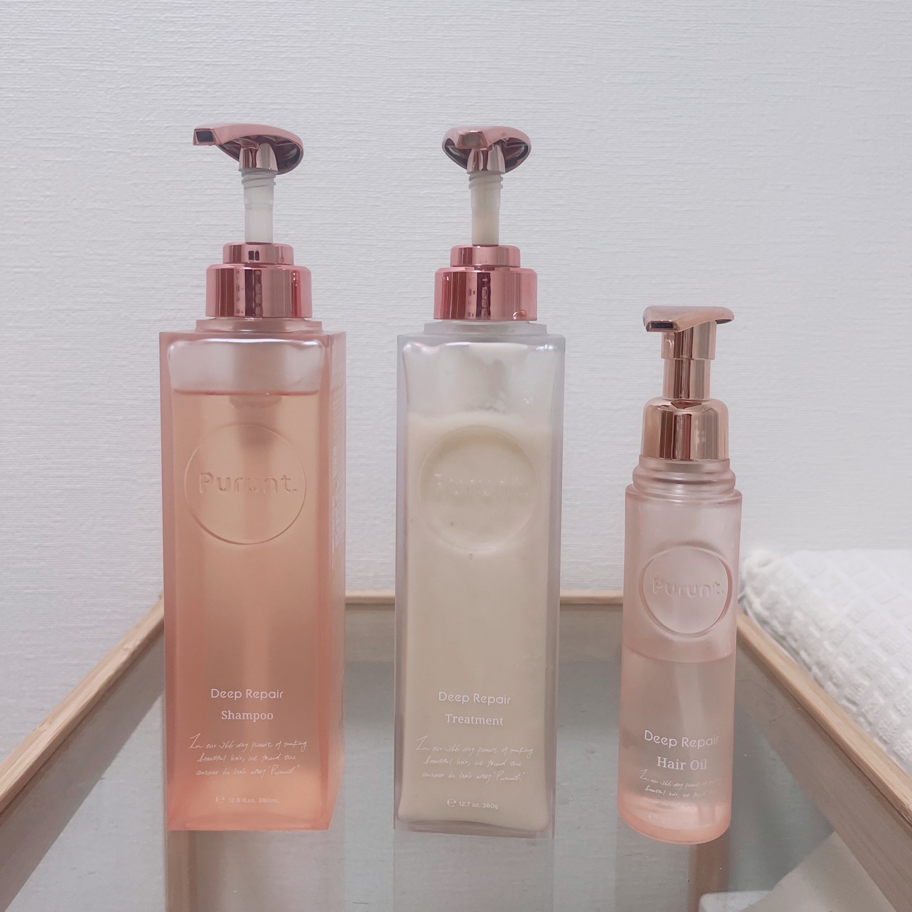 プルント ディープリペア美容液シャンプー／トリートメント/Purunt./市販シャンプーを使ったクチコミ（2枚目）