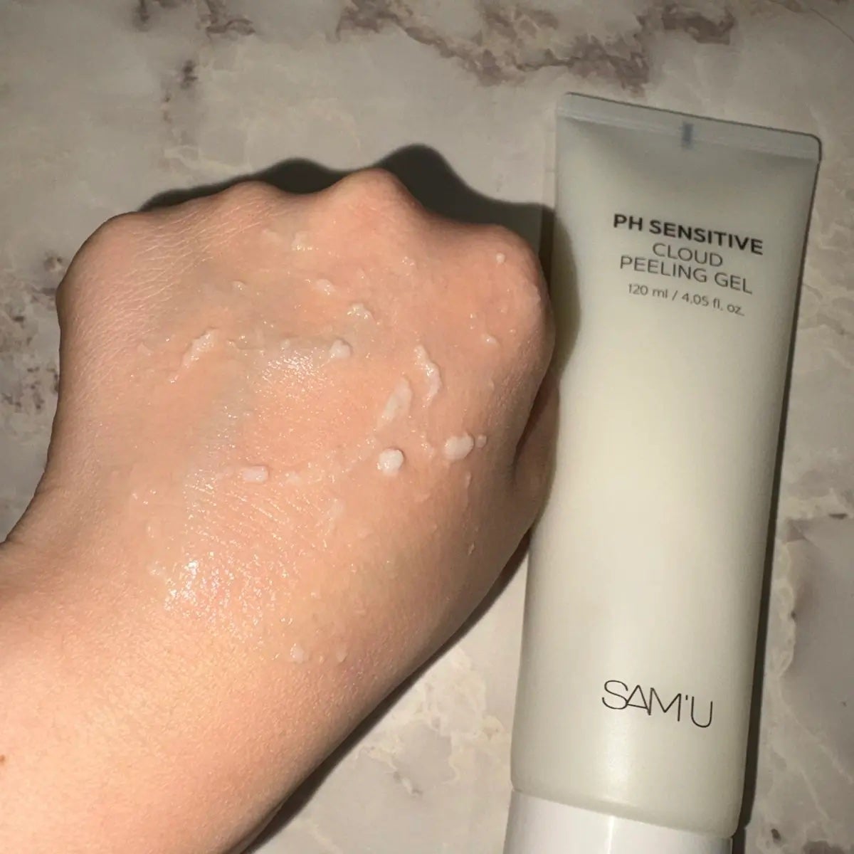 PHセンシティブクラウドピーリングジェル/SAM'U/ピーリングを使ったクチコミ(3枚目)