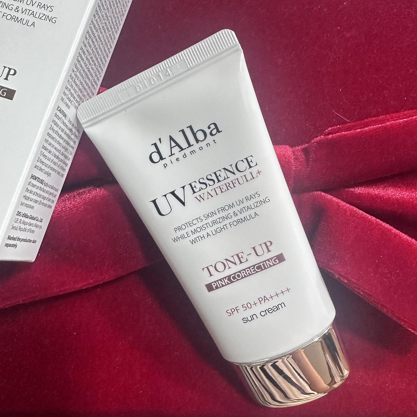 ウォータフルトーンアップサンクリーム/ダルバ/日焼け止めクリームを使ったクチコミ(1枚目)