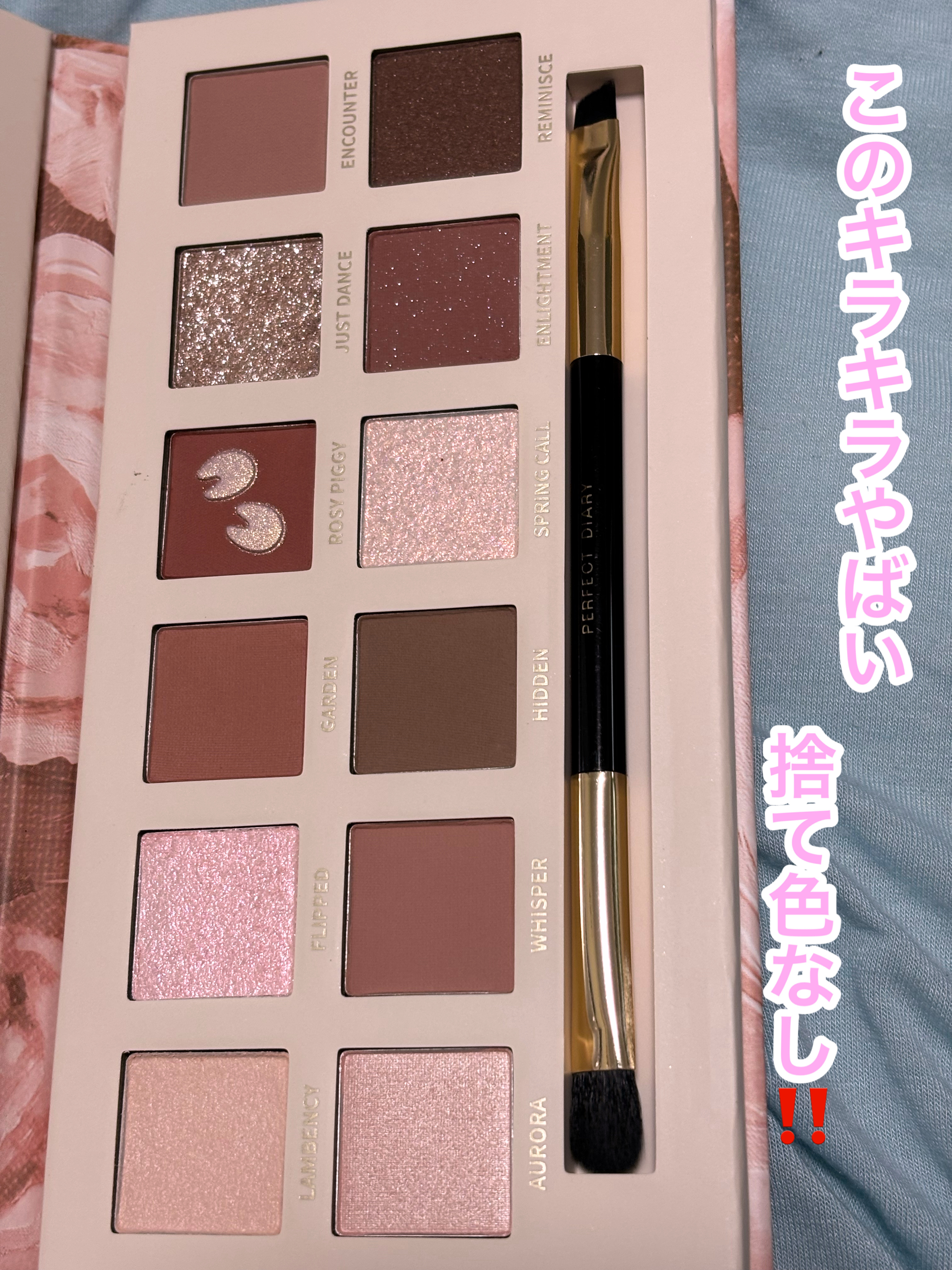 エクスプローラ12色 動物アイシャドウパレット/PERFECT DIARY/アイシャドウパレットを使ったクチコミ（2枚目）