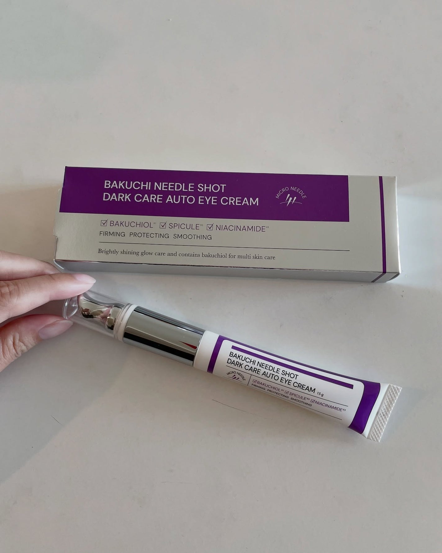 BAKUCHI NEEDLE SHOT DARK CARE AUTO EYE CREAM/LIALUSTER/アイケア・アイクリームを使ったクチコミ(7枚目)