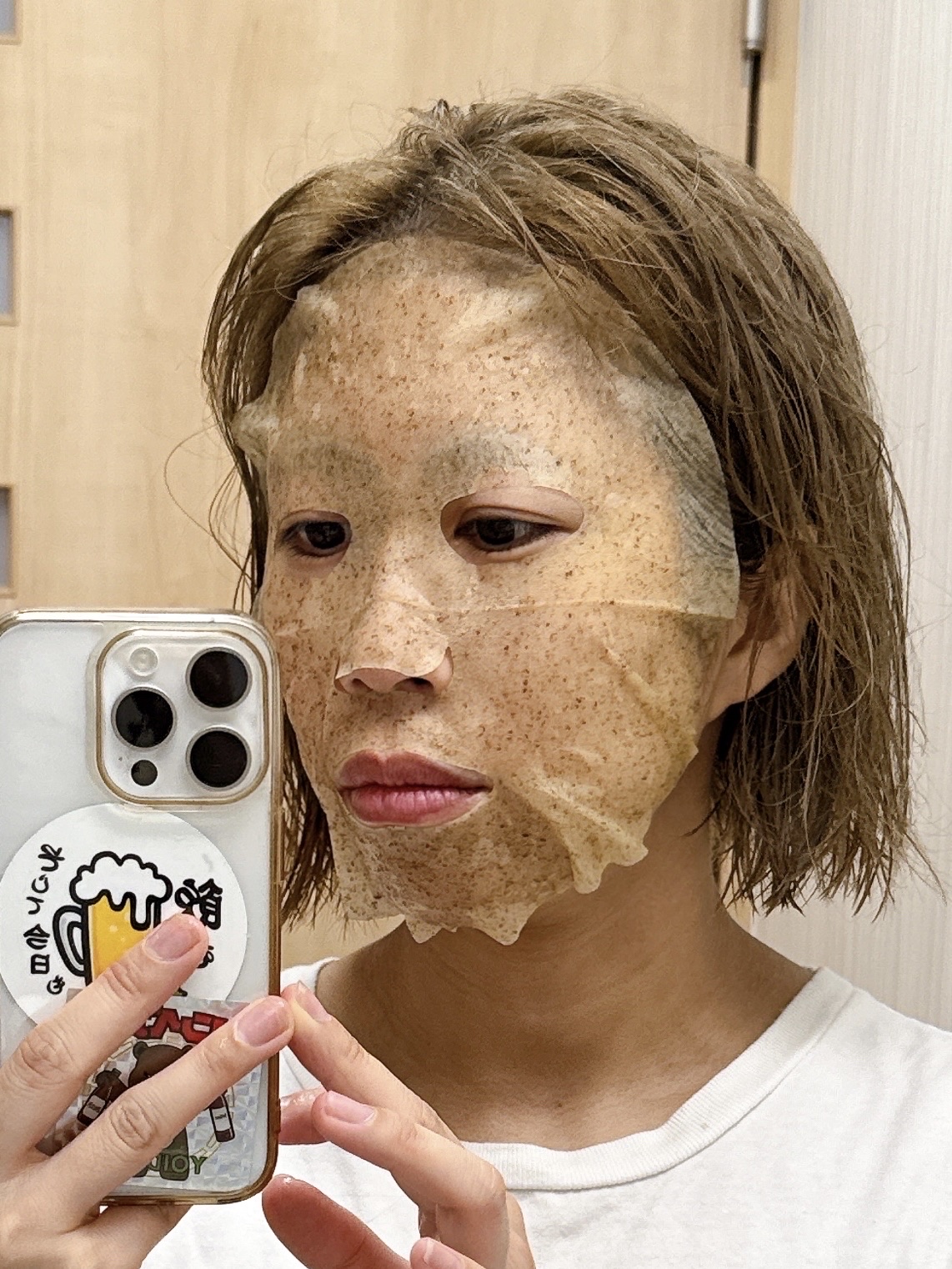 ツボクサスージングハイドロヨモギマスク/LIALUSTER/シートマスク・パックを使ったクチコミ（3枚目）