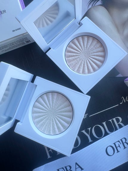 OFRA mini Highlighter Peppermint/Ofra Cosmetics/パウダーハイライトを使ったクチコミ(2枚目)