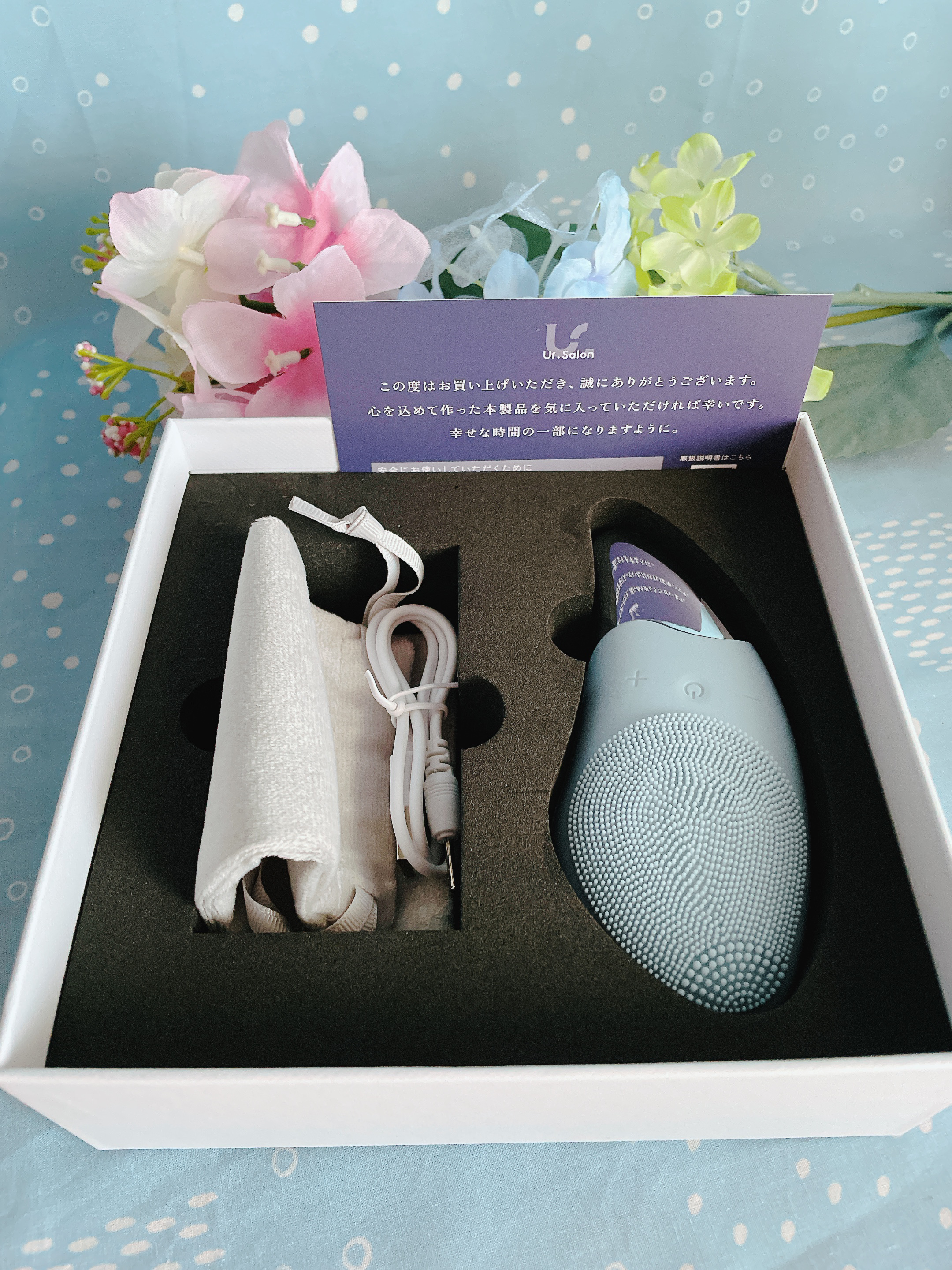 ソニックフェイシャルブラシ02/Ur.Salon/その他スキンケアグッズを使ったクチコミ（2枚目）