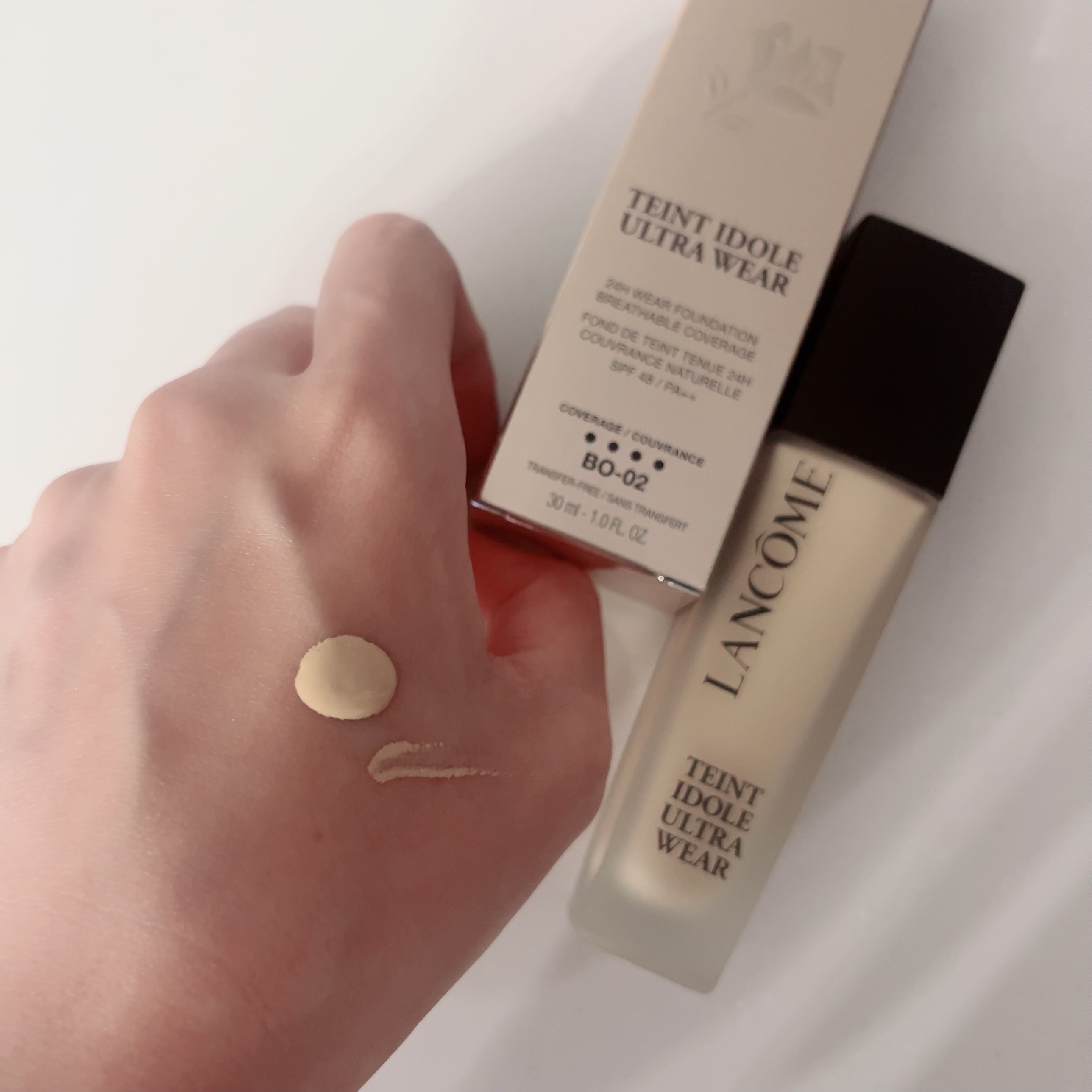 タンイドル ウルトラ ウェア リキッド N/LANCOME/リキッドファンデーションを使ったクチコミ（2枚目）