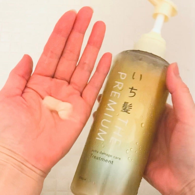 THE PREMIUM エクストラダメージケアシャンプー/トリートメント(シャイニーモイスト)/いち髪/市販シャンプーを使ったクチコミ(3枚目)