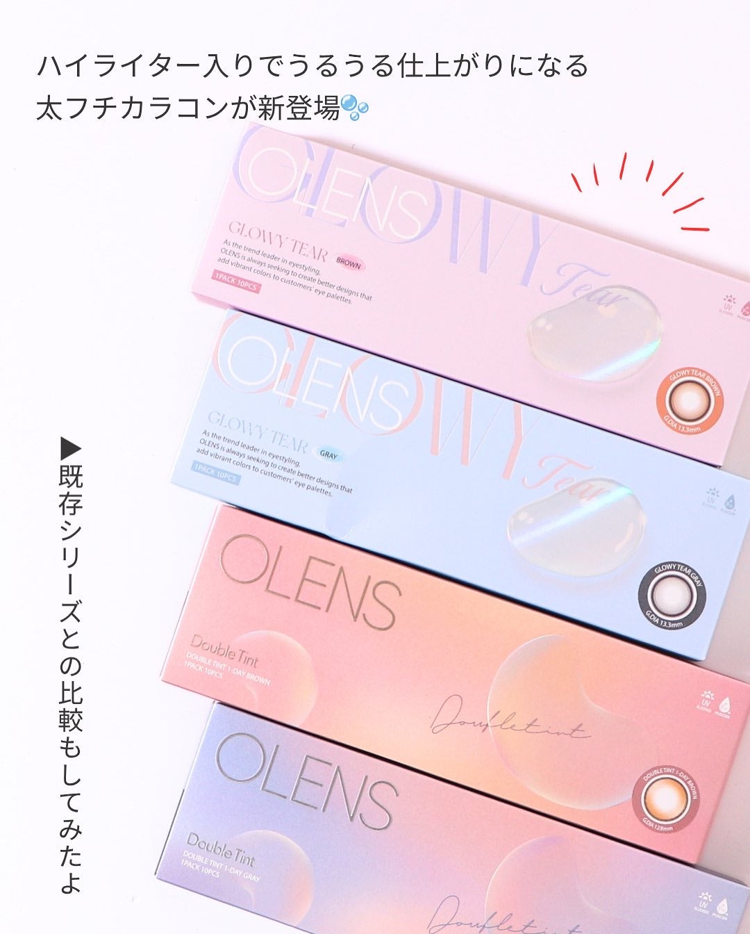 Double Tint 1day/OLENS/カラーコンタクトレンズを使ったクチコミ(2枚目)