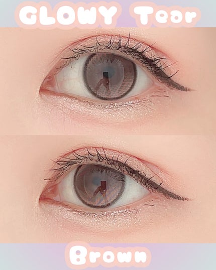 Glowy Tear 1day/OLENS/ワンデー(1DAY)カラコンを使ったクチコミ(2枚目)