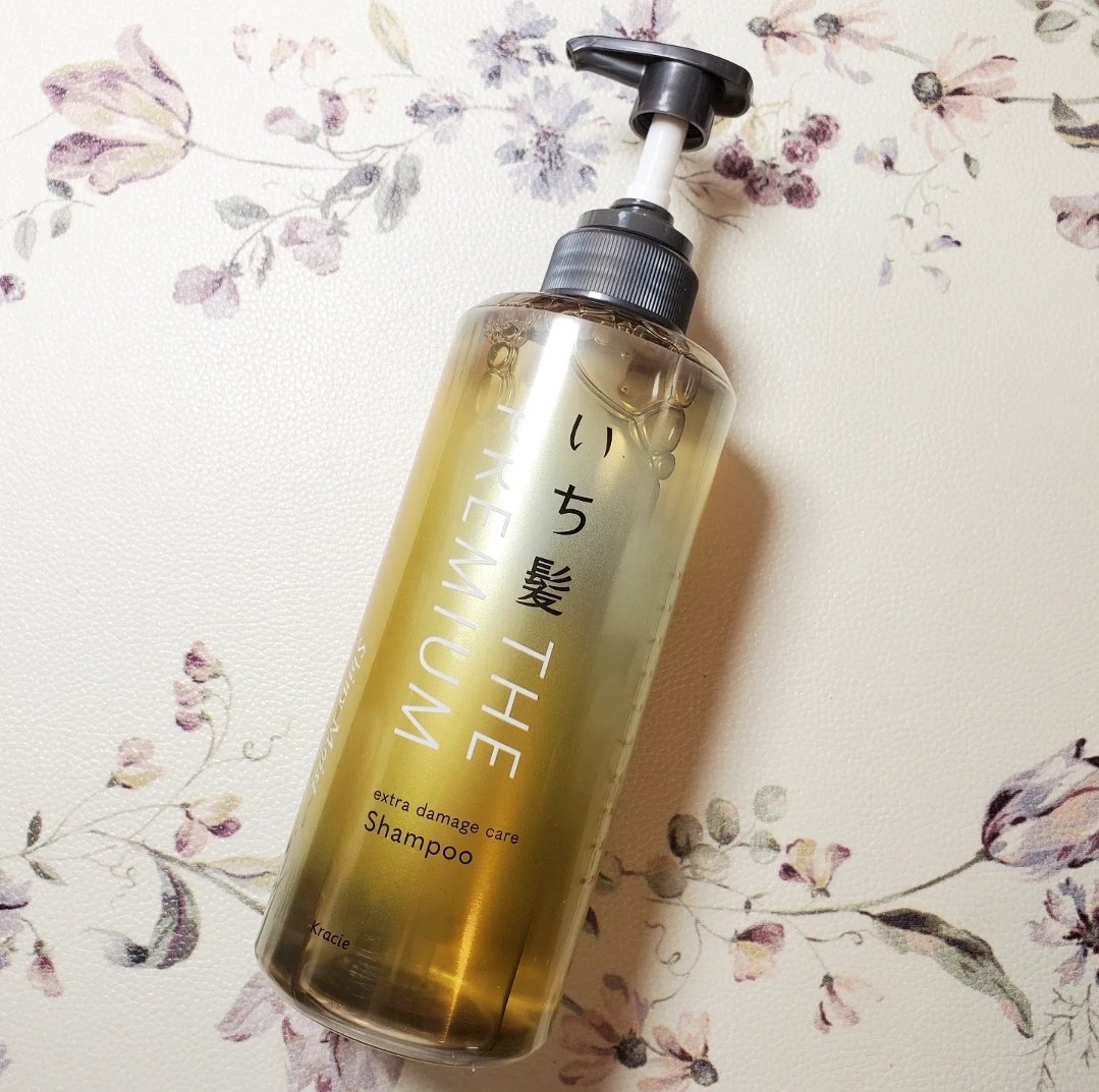THE PREMIUM エクストラダメージケアシャンプー／トリートメント（シャイニーモイスト）/いち髪/市販シャンプーを使ったクチコミ（2枚目）