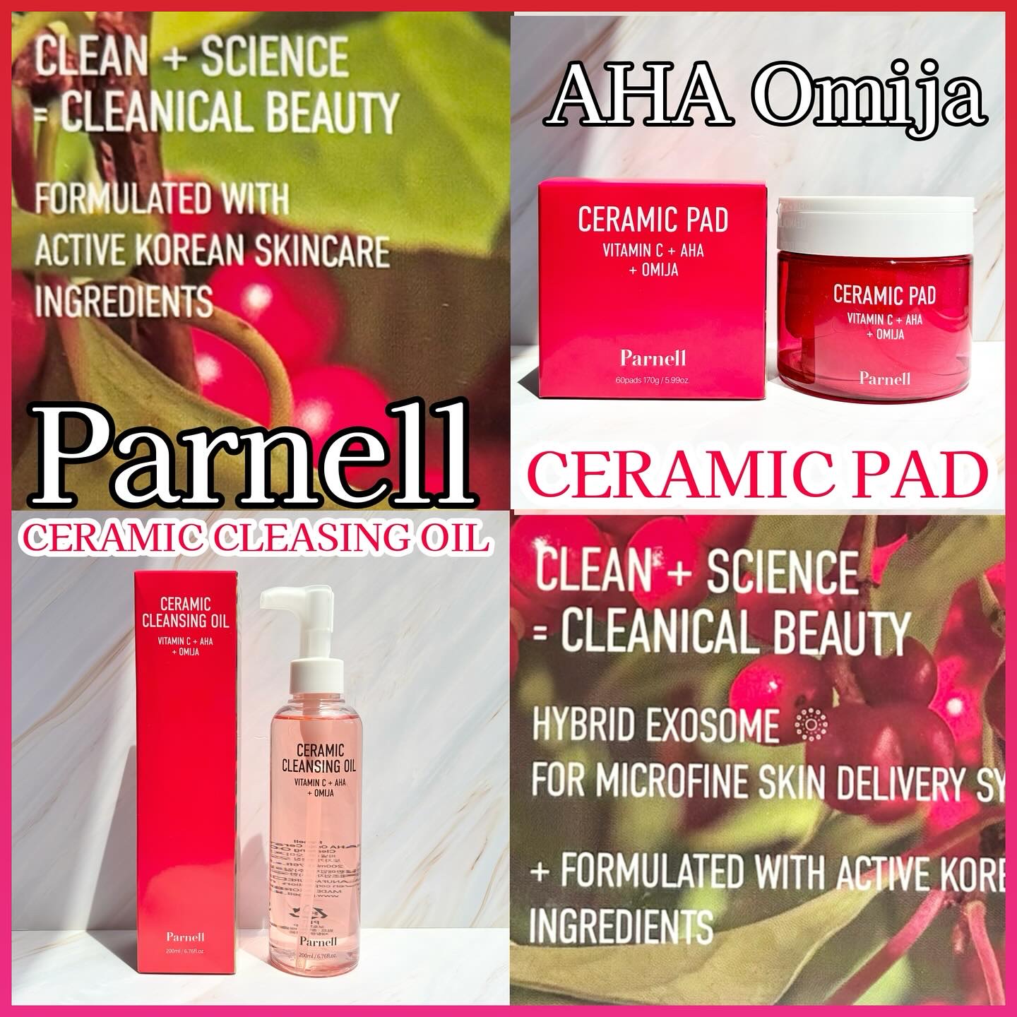 AHA オミジャ 陶器肌 パッド/parnell/トナーパッドを使ったクチコミ（1枚目）