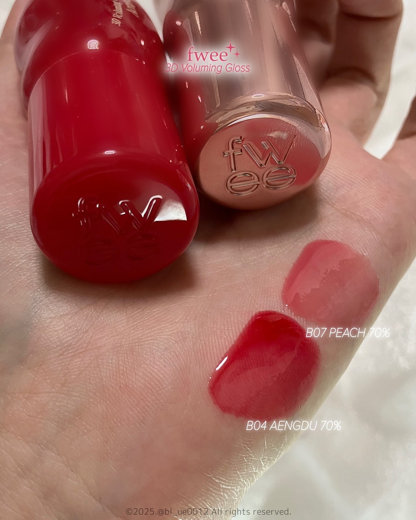 フィー 3Dボリューミンググロス/fwee/リップグロスを使ったクチコミ(3枚目)