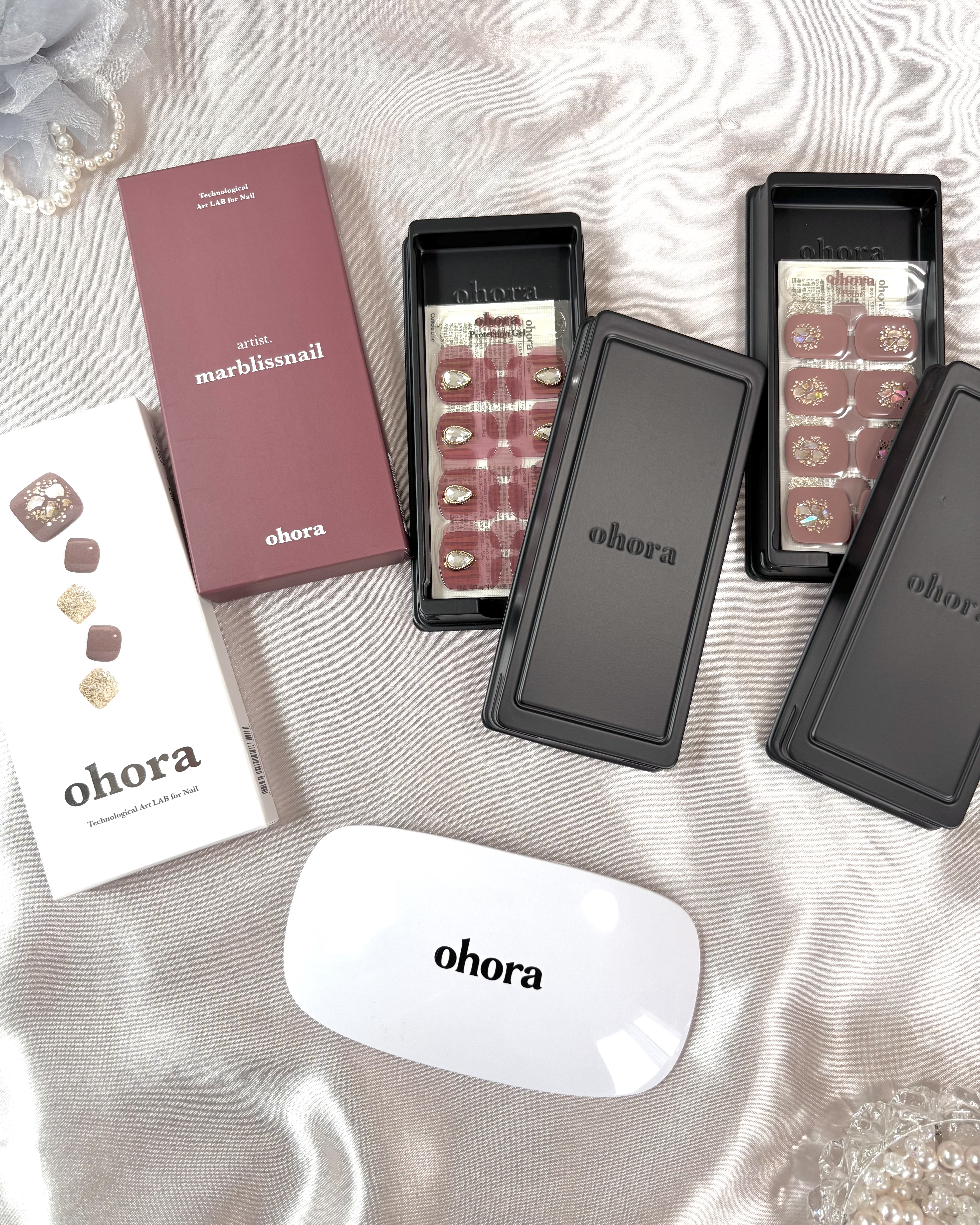 セミキュアジェルネイル(ペディキュア)/ohora/ネイルシールを使ったクチコミ（2枚目）