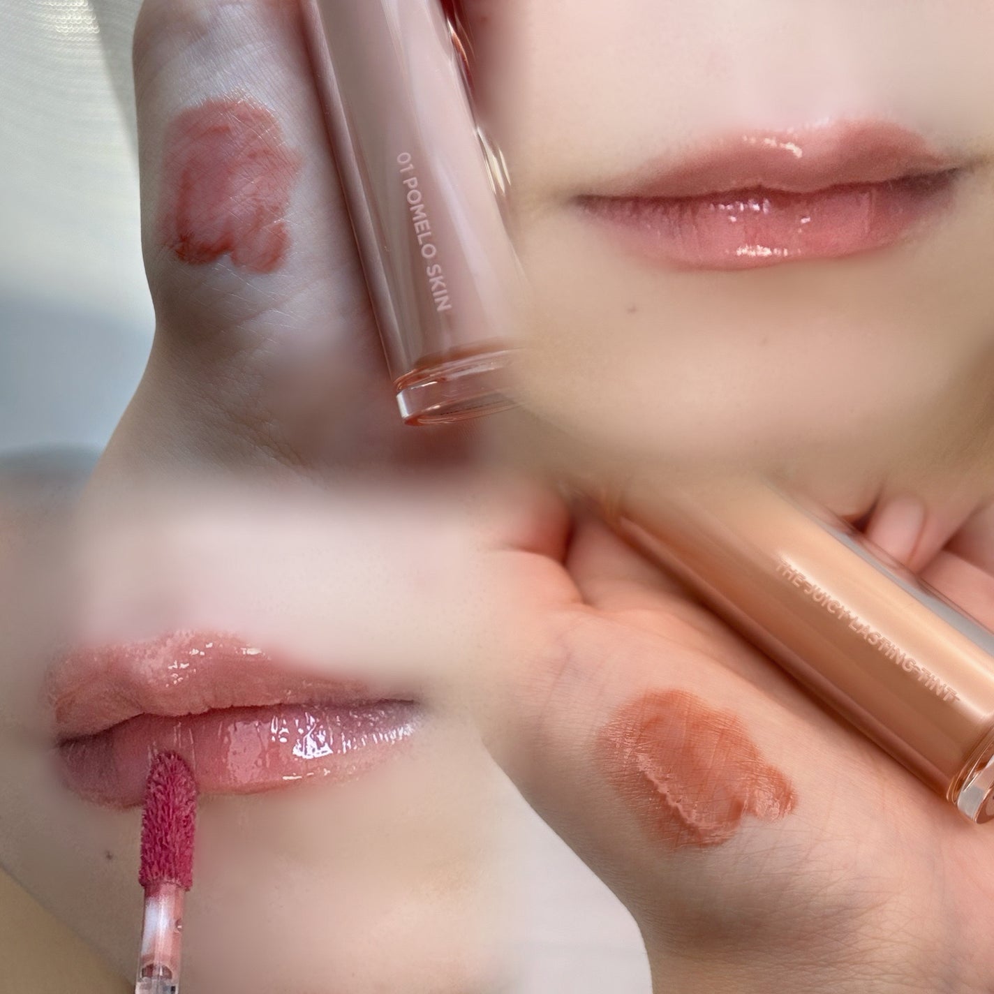 ザ ジューシーラスティングティント/rom&nd/リップティントを使ったクチコミ(2枚目)