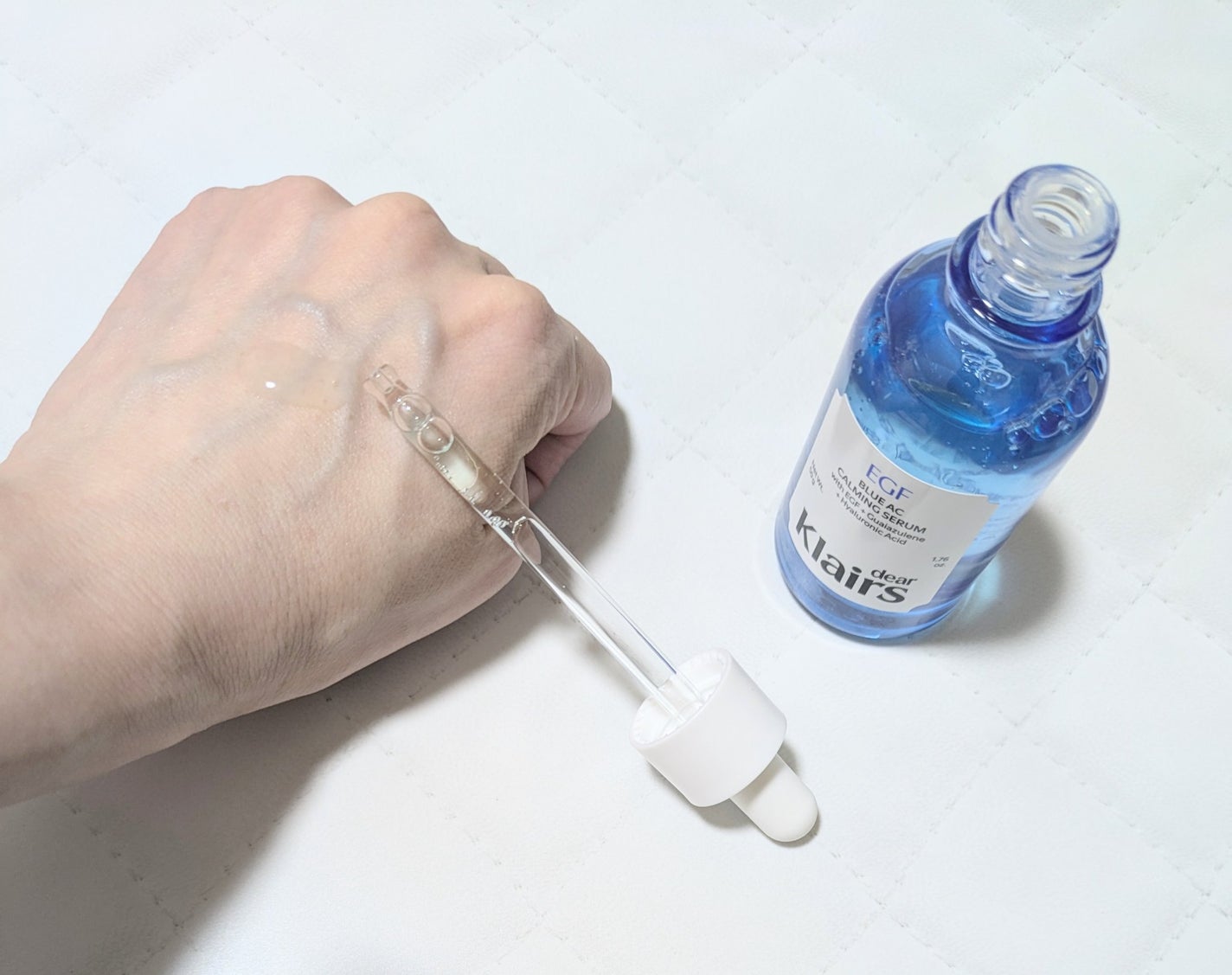 ミッドナイトブルーカーミングクリーム/Klairs/フェイスクリームを使ったクチコミ(6枚目)