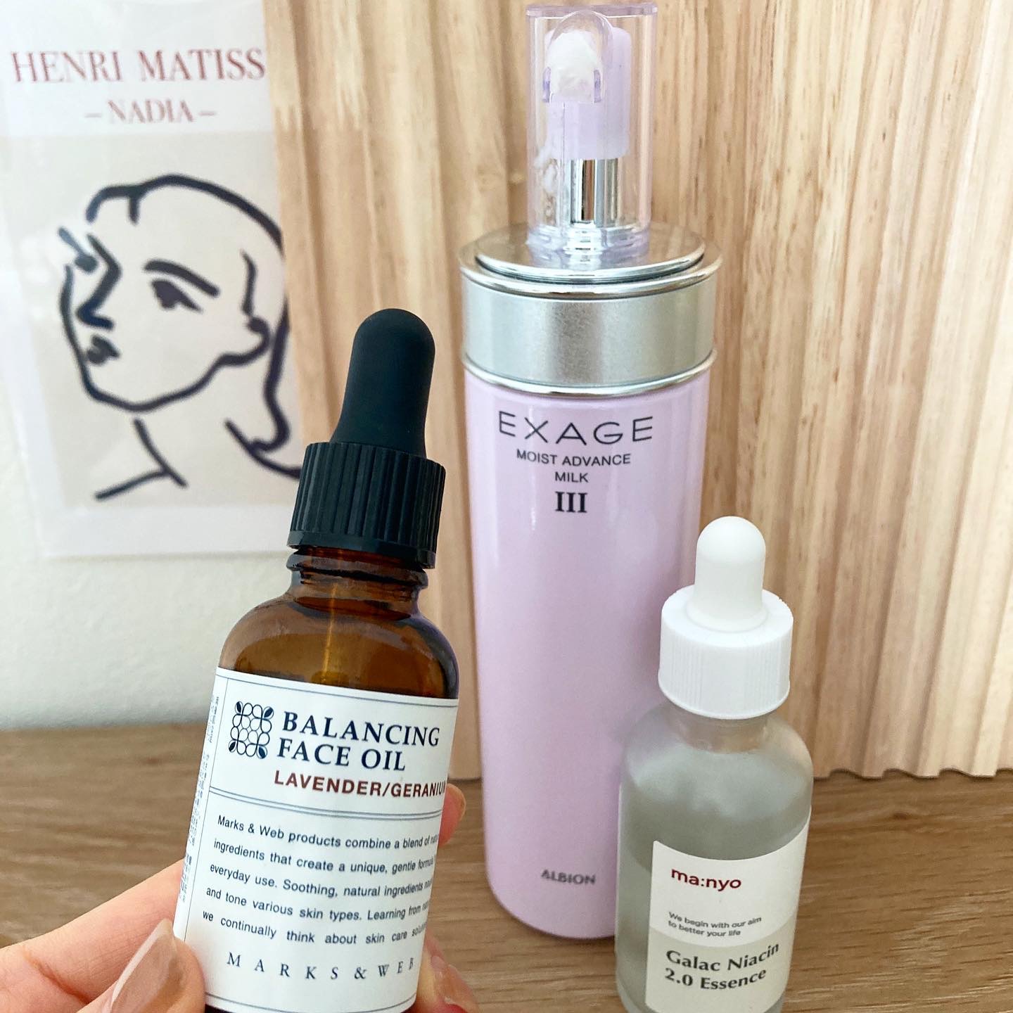 バランシングフェイスオイル ラベンダー/ゼラニウム/MARKS&WEB/ブースター・導入液を使ったクチコミ（1枚目）