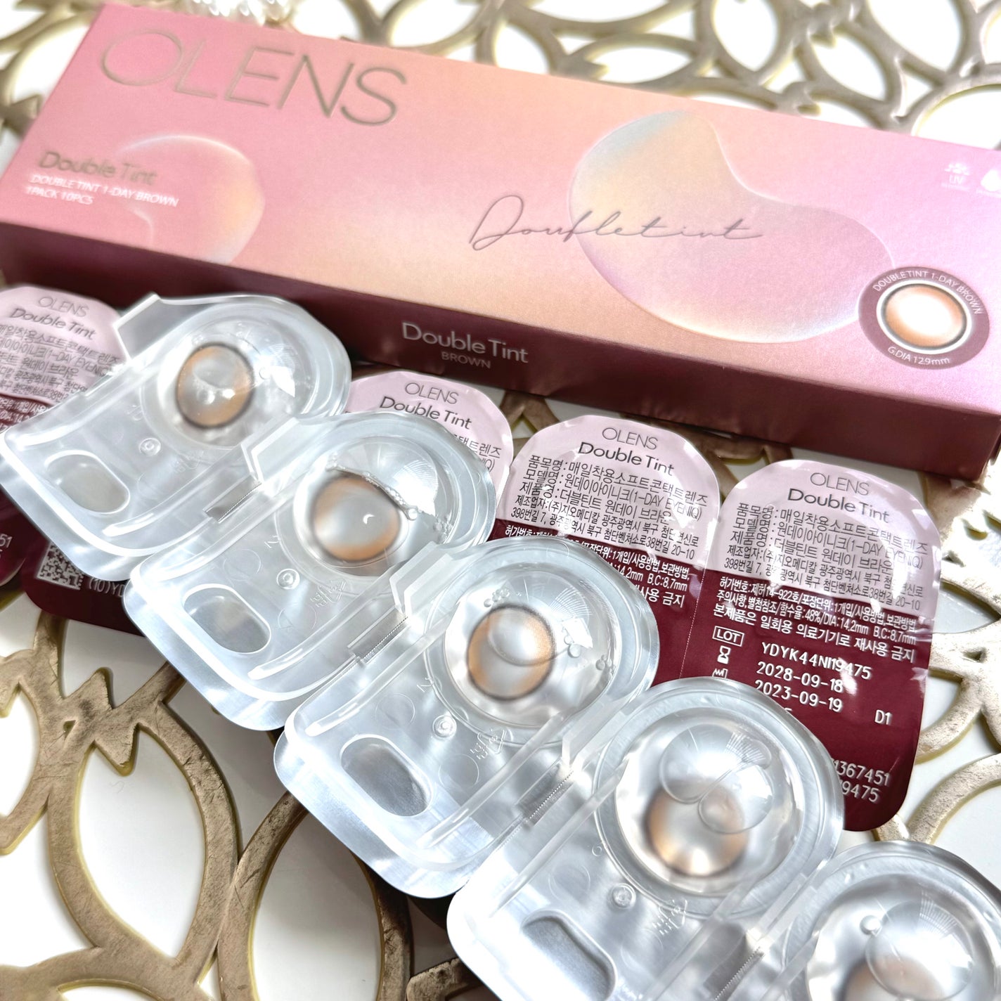 Double Tint 1day/OLENS/カラーコンタクトレンズを使ったクチコミ(8枚目)