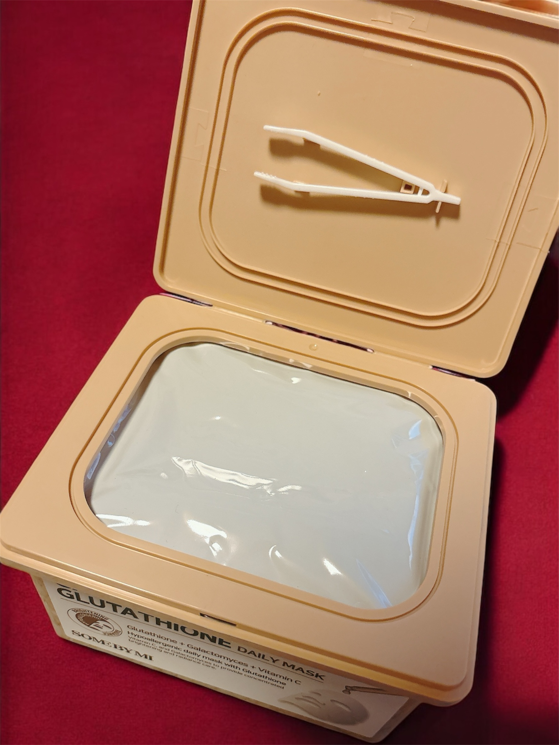 ガラクトミセス グルタチオンデイリーマスク/SOME BY MI/シートマスク・パックを使ったクチコミ（2枚目）