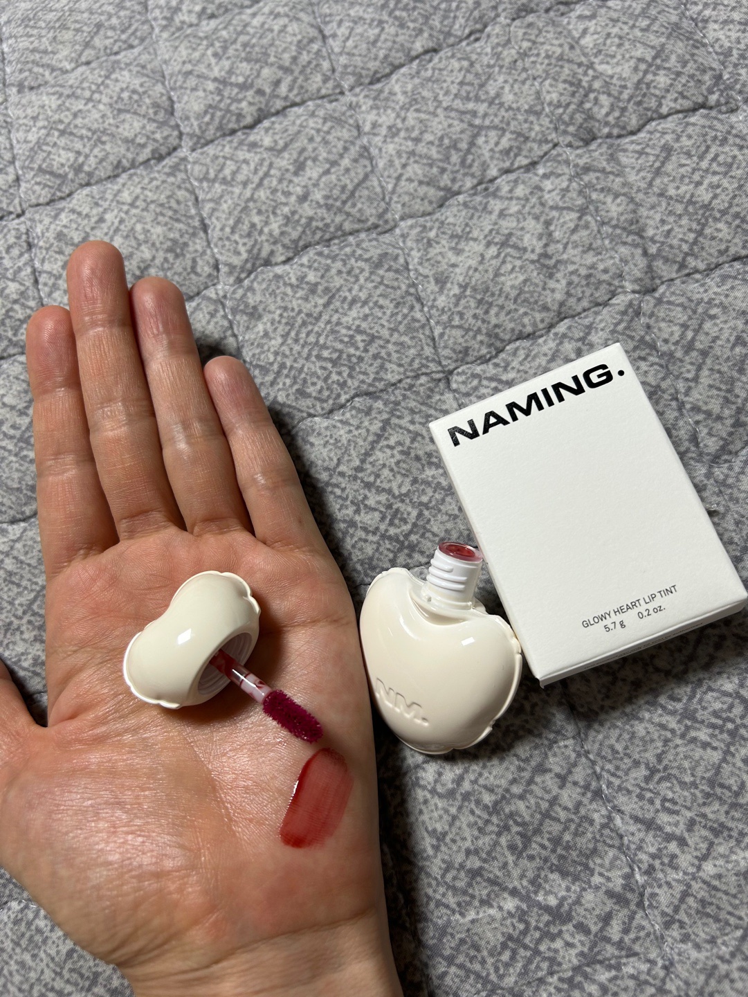 ネーミング グロウ ハートリップティント/NAMING./リップティントを使ったクチコミ（3枚目）