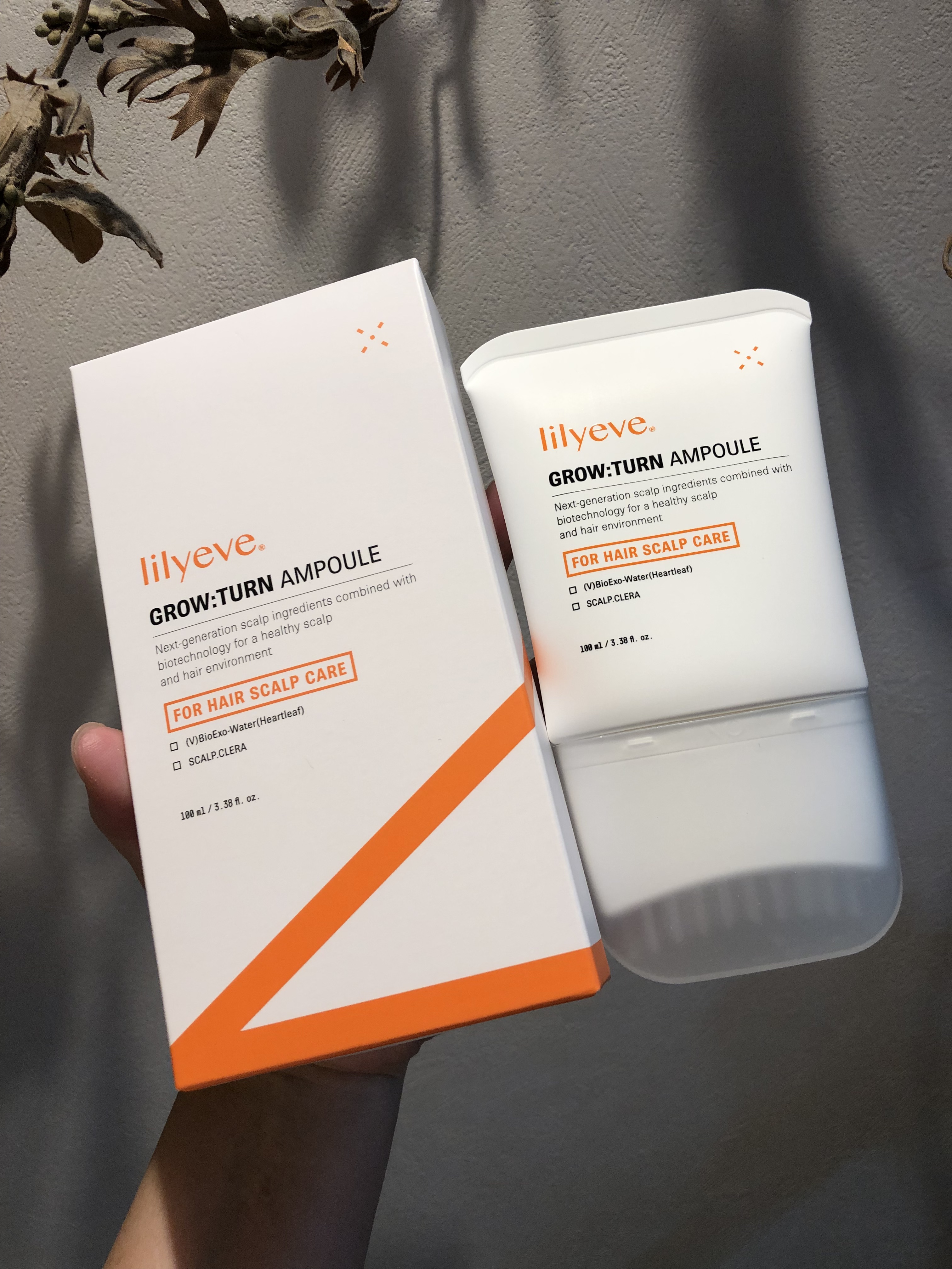 グローターンヘアアンプル/リリーイブ/頭皮ローションを使ったクチコミ（1枚目）