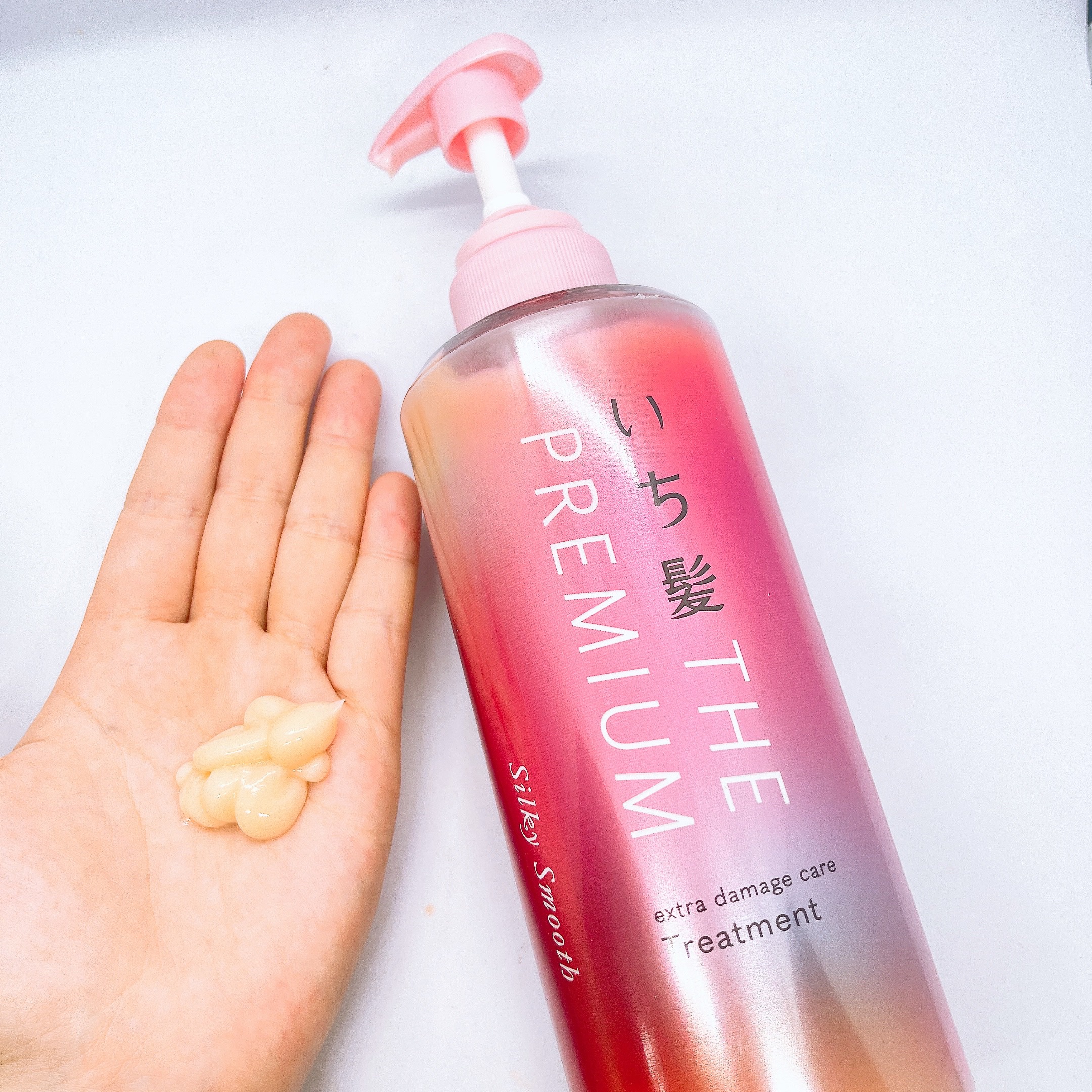 THE PREMIUM エクストラダメージケアシャンプー／トリートメント（シルキースムース）/いち髪/市販シャンプーを使ったクチコミ（3枚目）