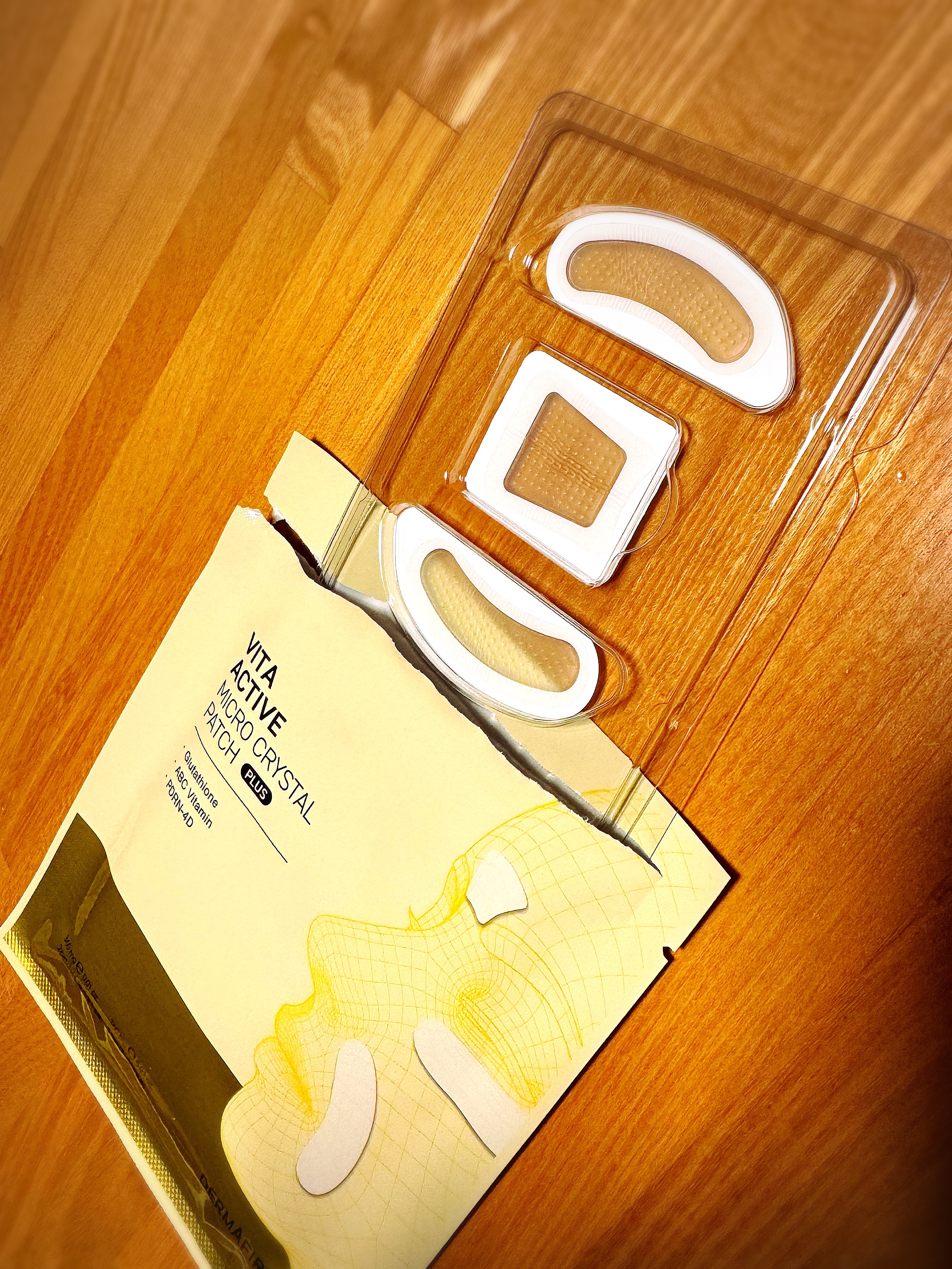 ビタアクティブマイクロクリスタルパッチ/ダーマファーム/シートマスク・パックを使ったクチコミ（3枚目）