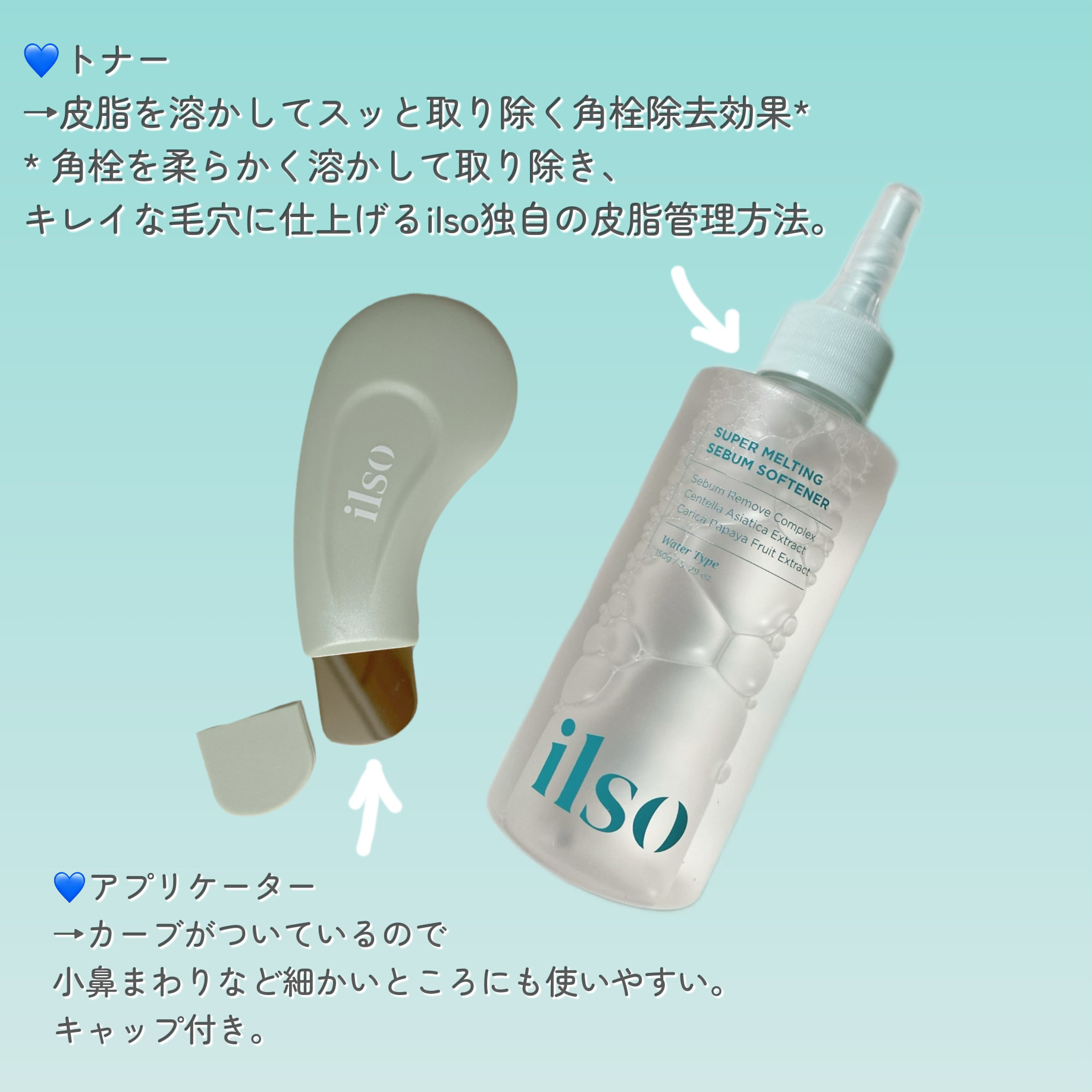 ILSO　スーパーメルティング セバムソフトナー/ilso/化粧水を使ったクチコミ（2枚目）