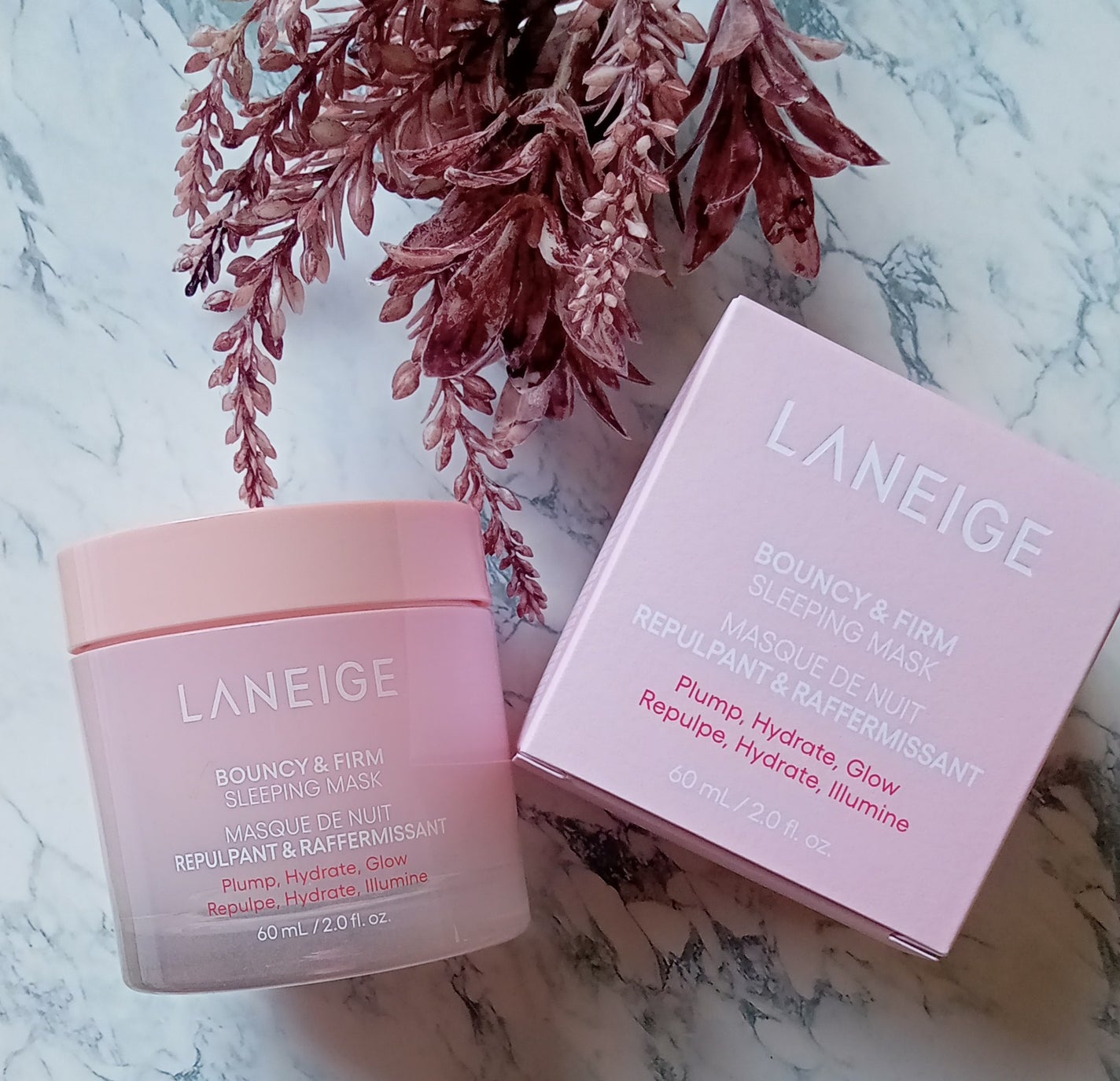 バウンシースリーピングマスク/LANEIGE/フェイスクリームを使ったクチコミ(1枚目)