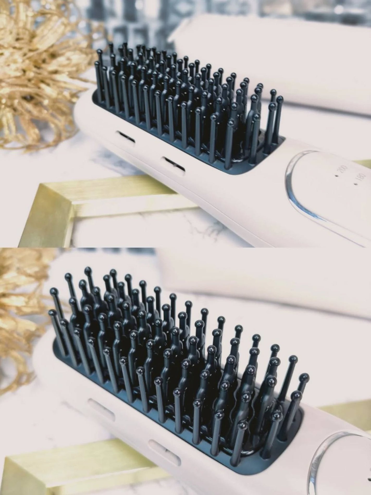 充電式 スタイリング ヒーターブラシ/FESTINO/ヒートブラシを使ったクチコミ(2枚目)