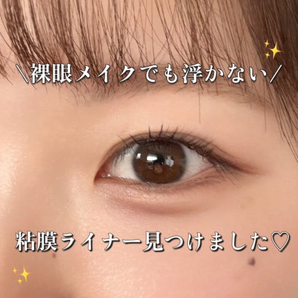 クリーミータッチライナー/キャンメイク/ジェルアイライナーを使ったクチコミ(1枚目)